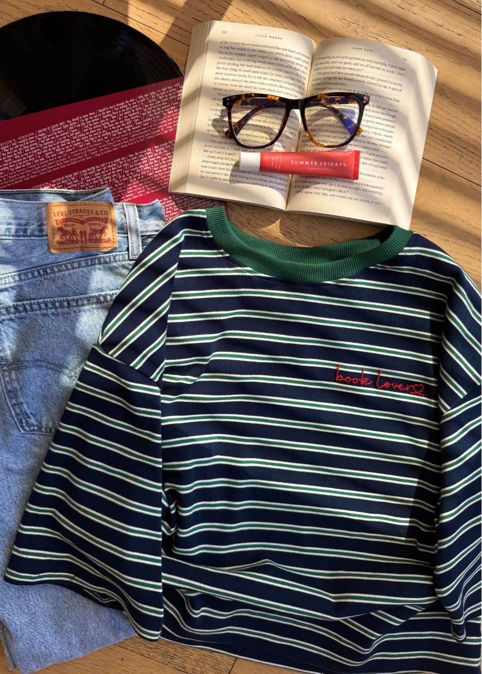 book lover boxy tee