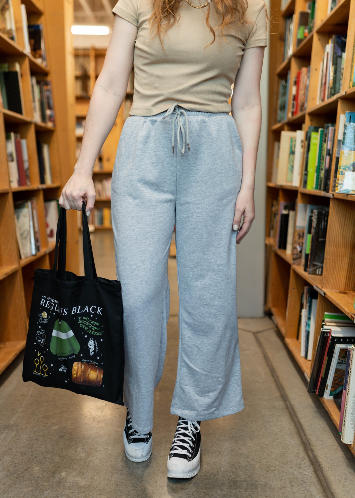 R.A.B. baby tee in taupe