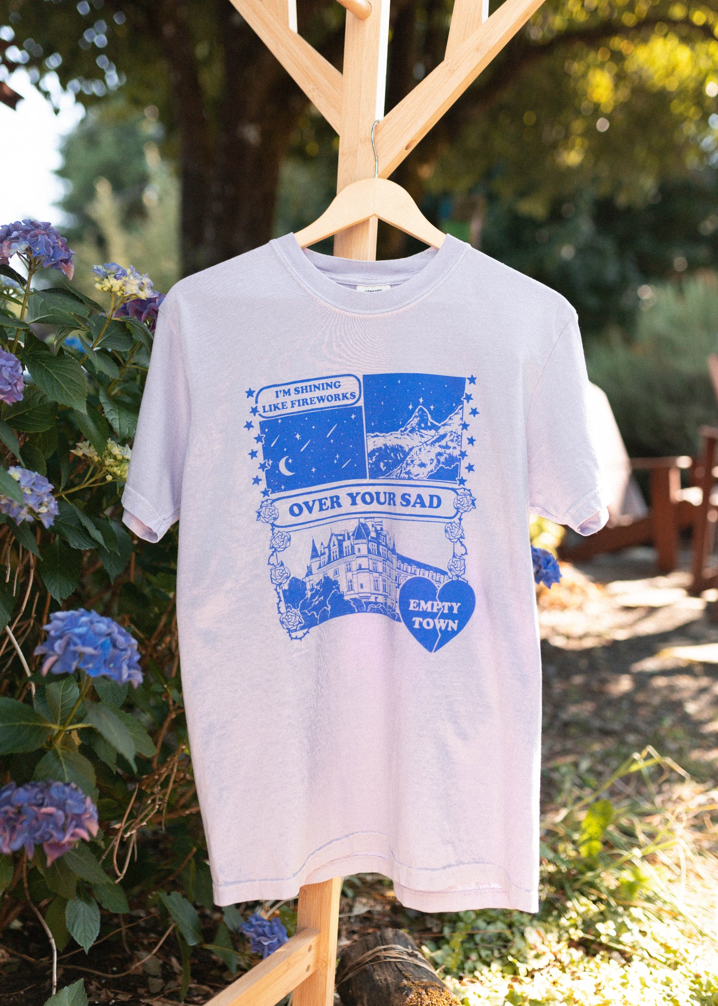 shining like fireworks tee
