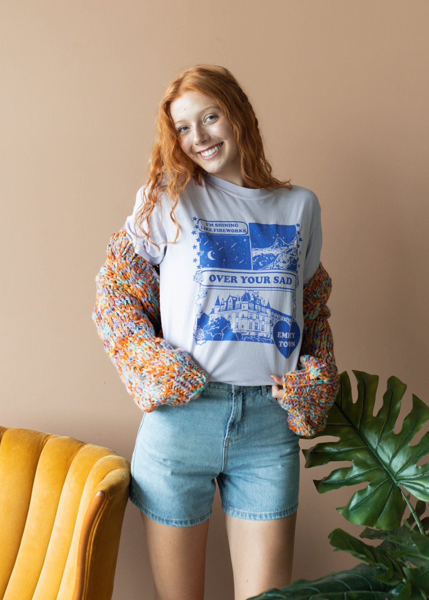 shining like fireworks tee