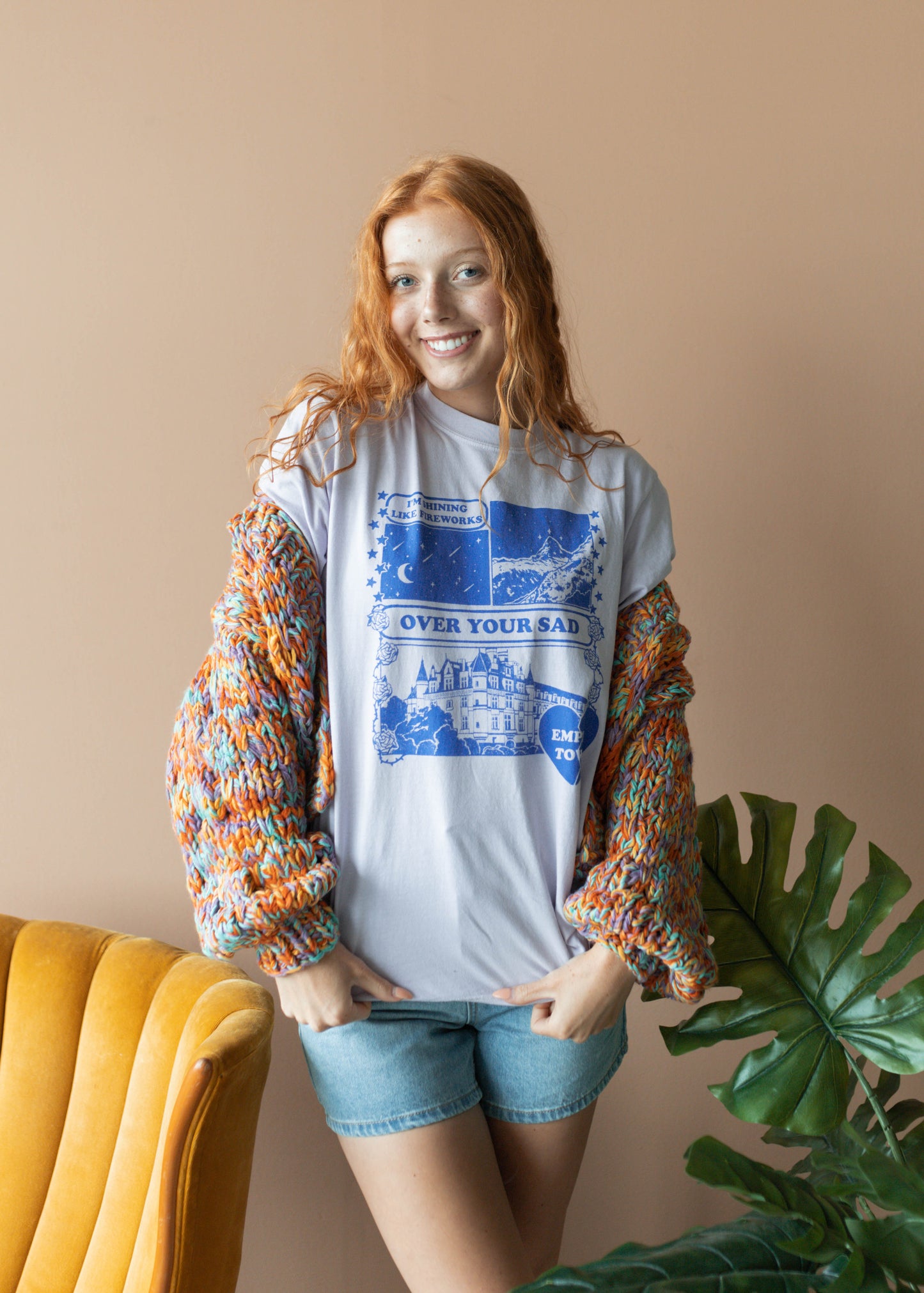 shining like fireworks tee