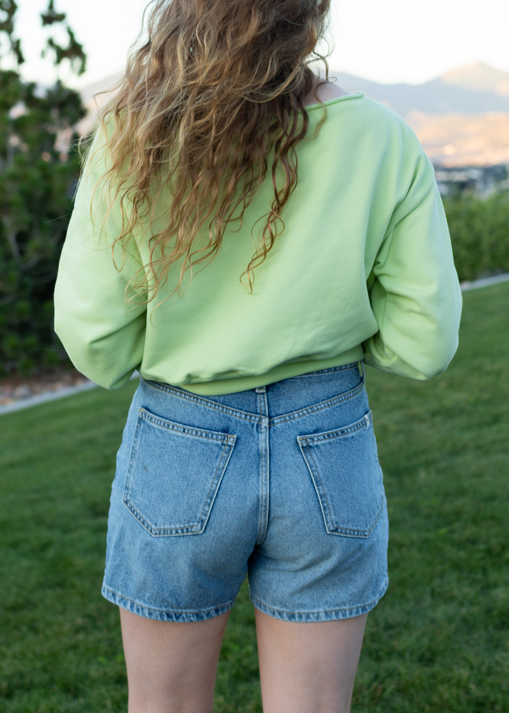 sun dazed denim shorts