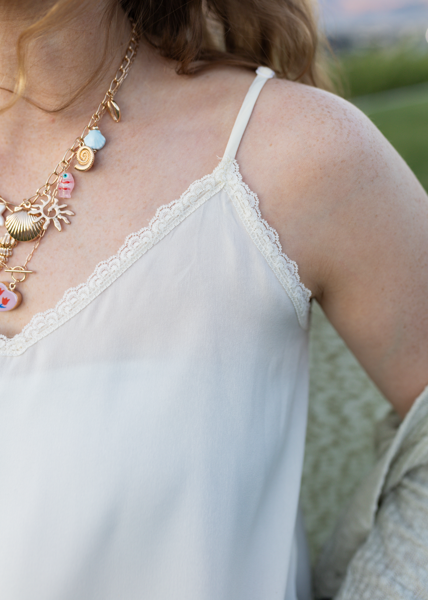 betty lace tank