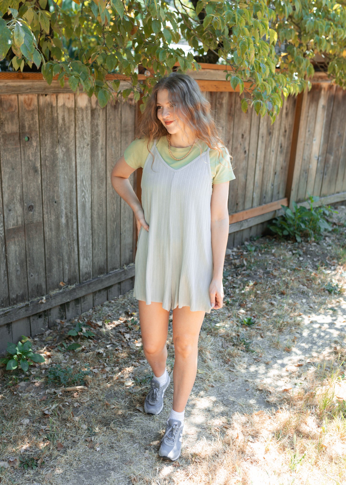 snowy owl romper in silver