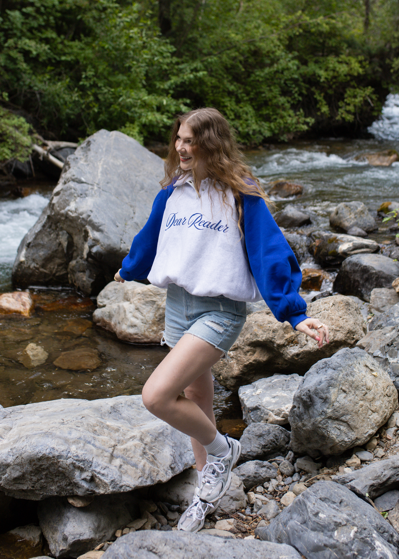 dear reader collar crewneck