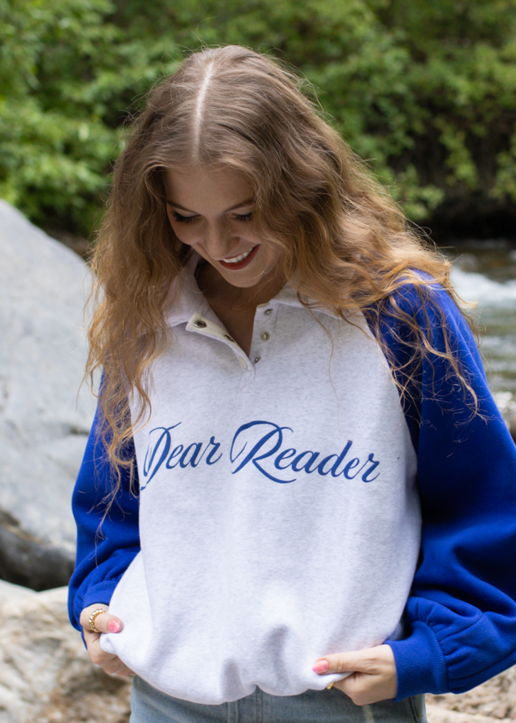 dear reader collar crewneck