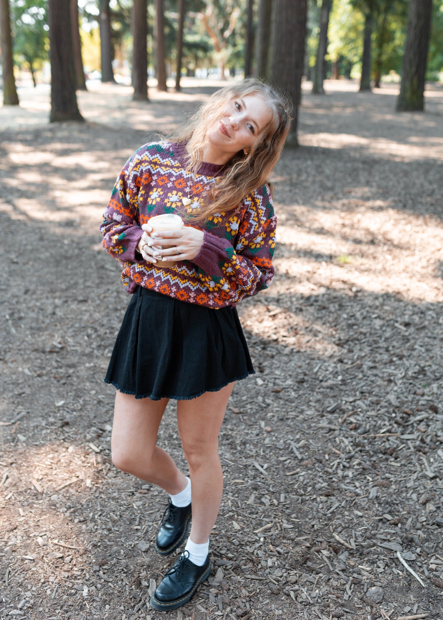 the knight bus skort in black