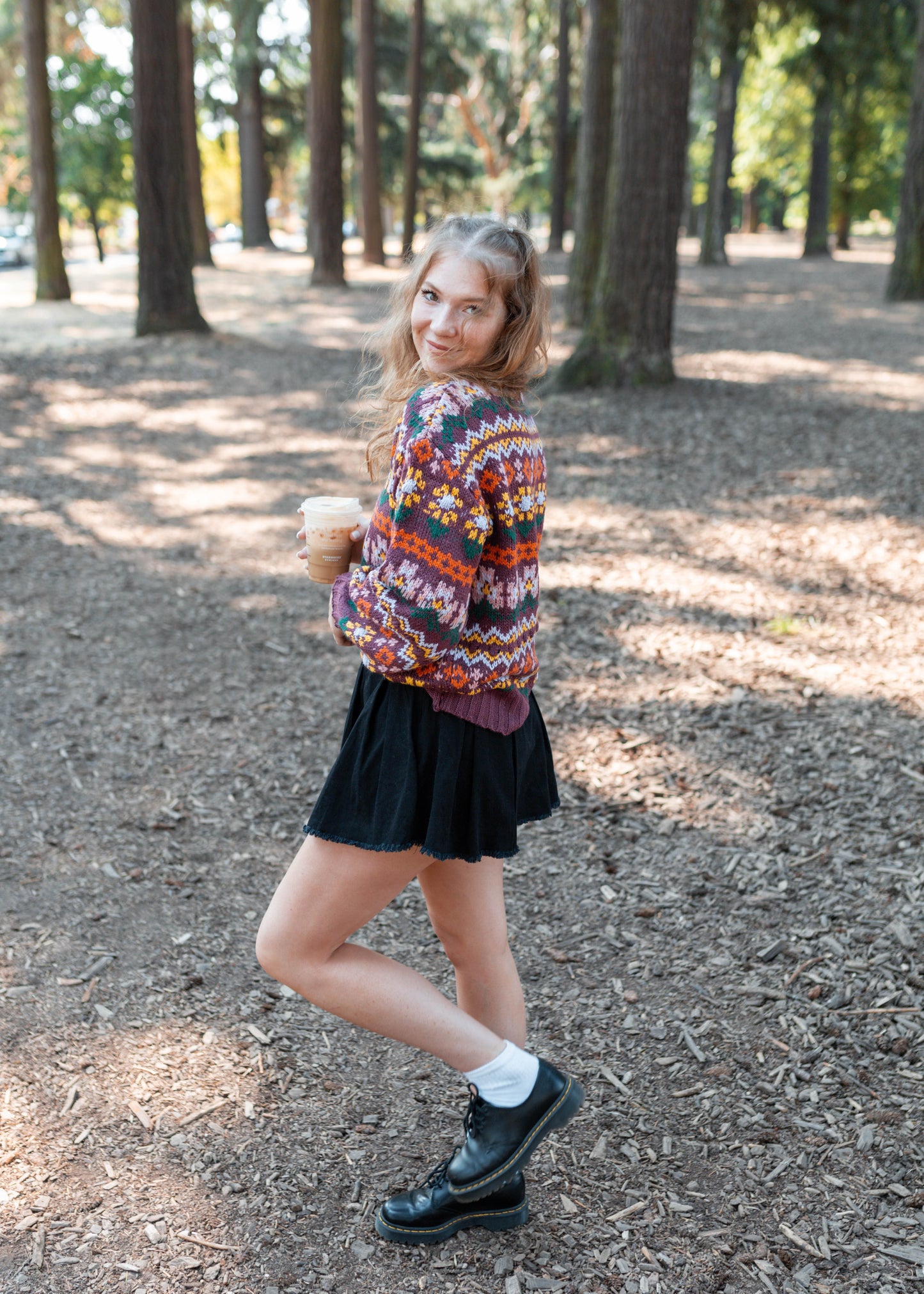 the knight bus skort in black