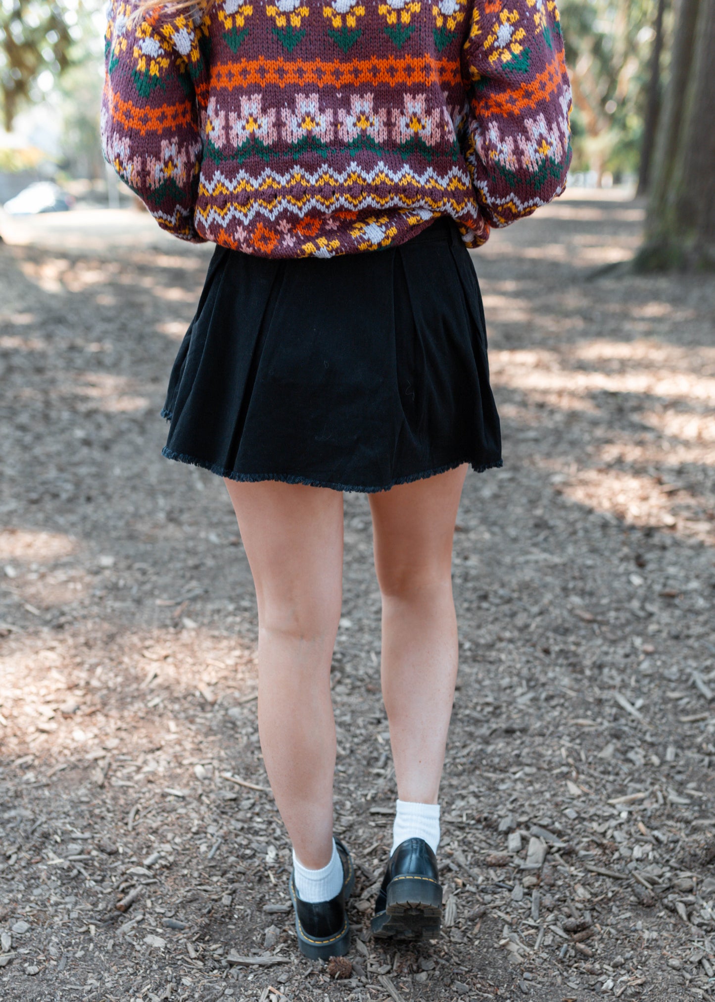 the knight bus skort in black