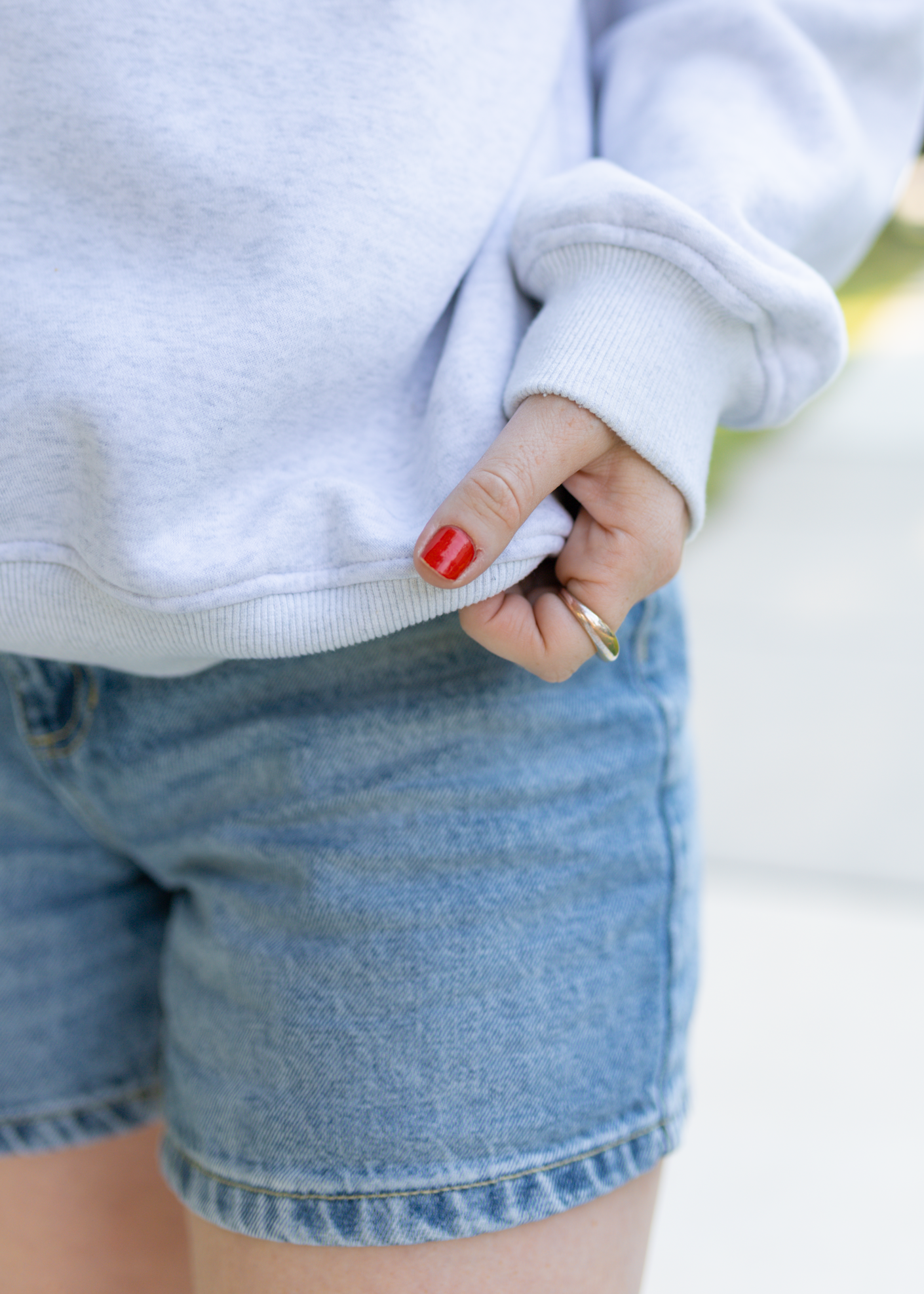 reader v-neck sweatshirt