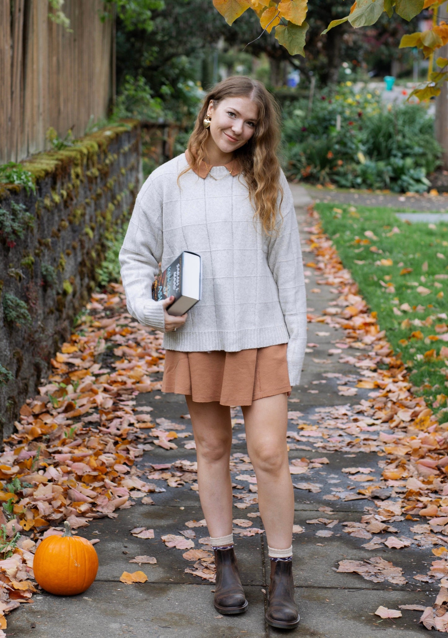 fantasy fall sweater in oat