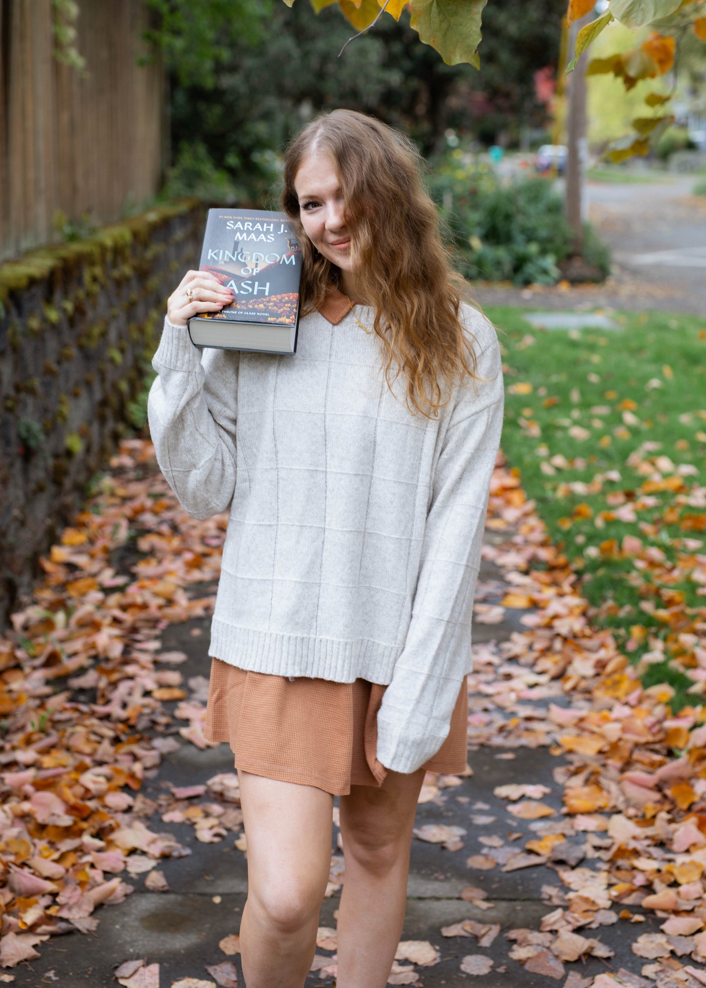 fantasy fall sweater in oat