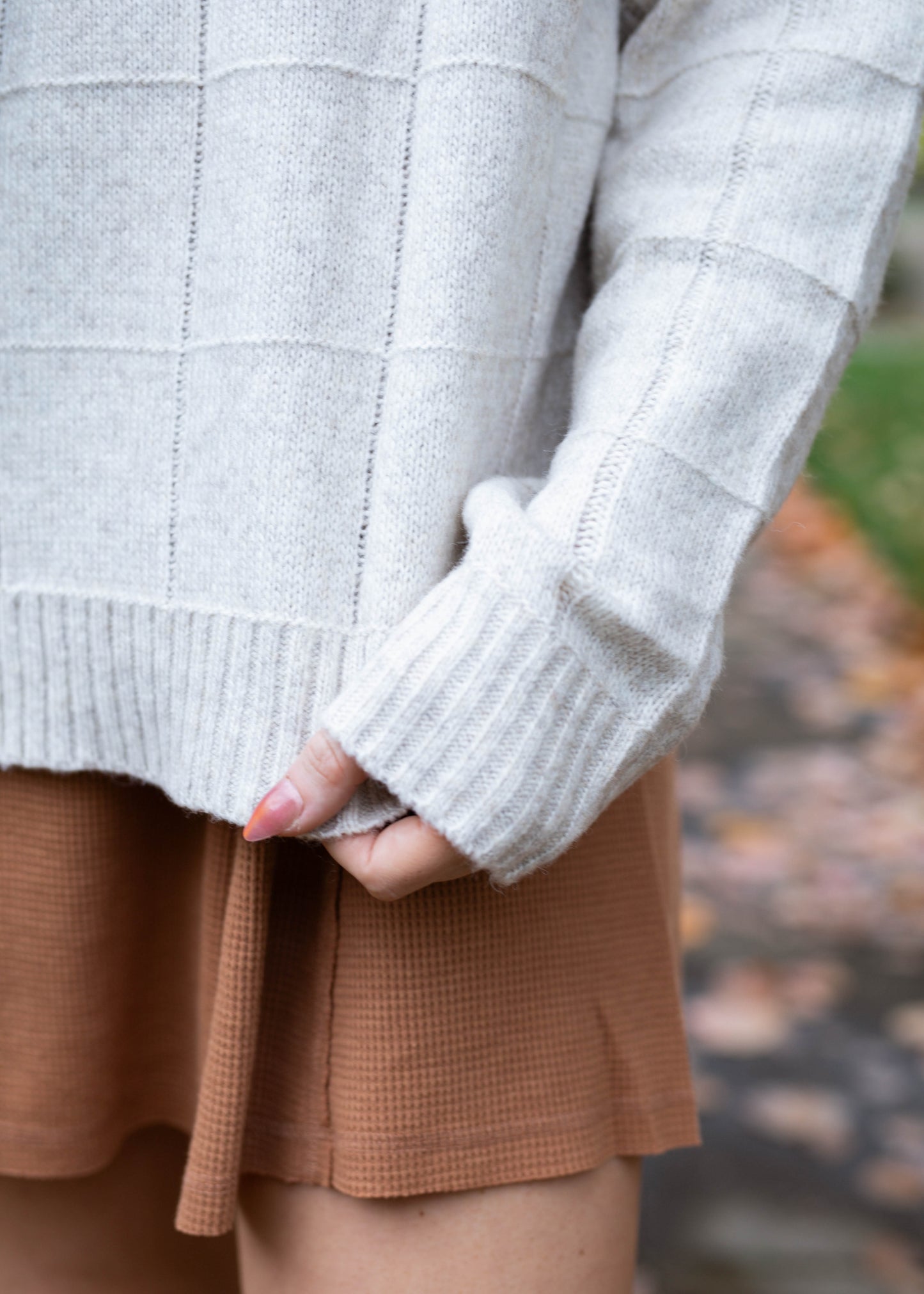 fantasy fall sweater in oat