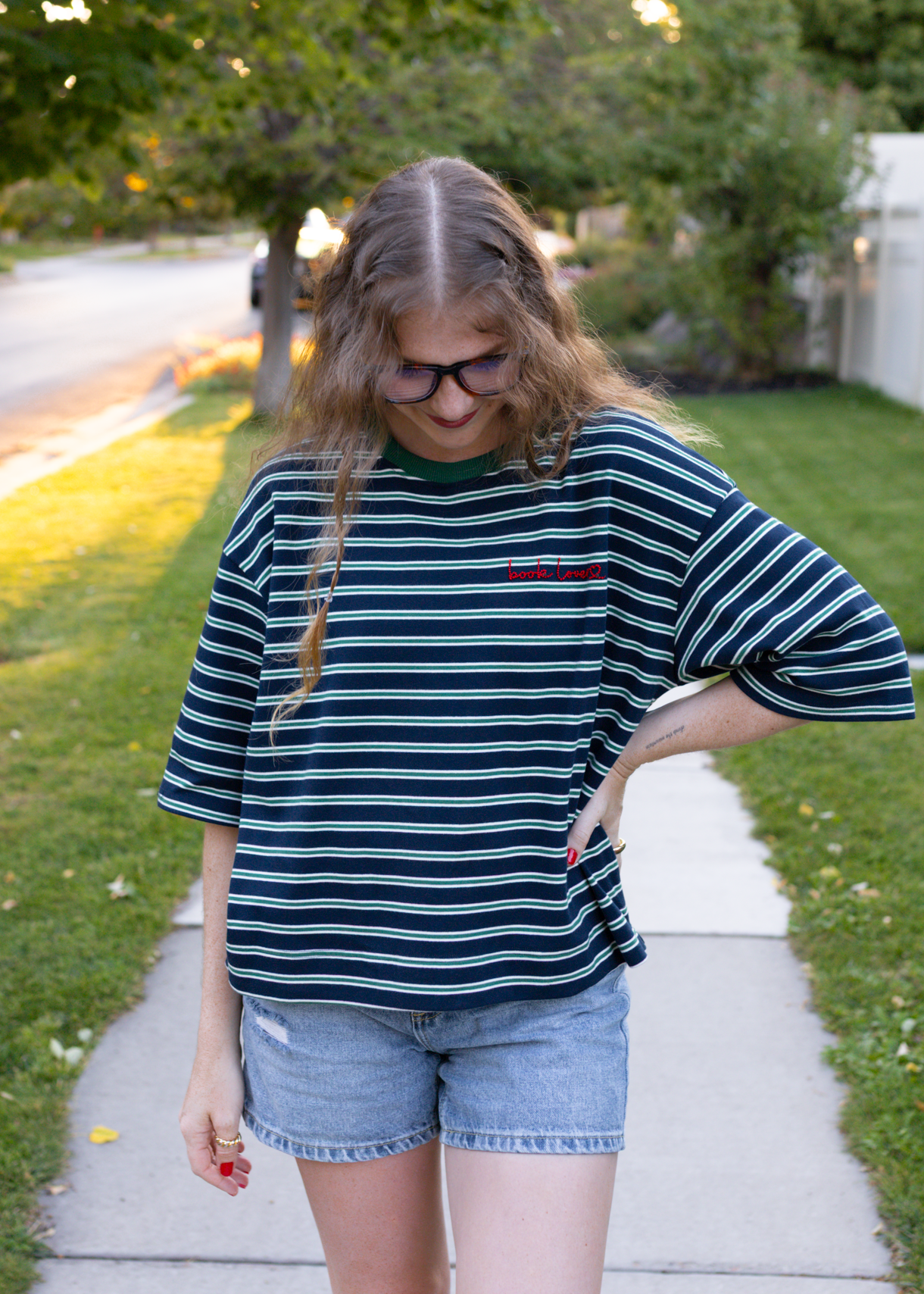 book lover boxy tee
