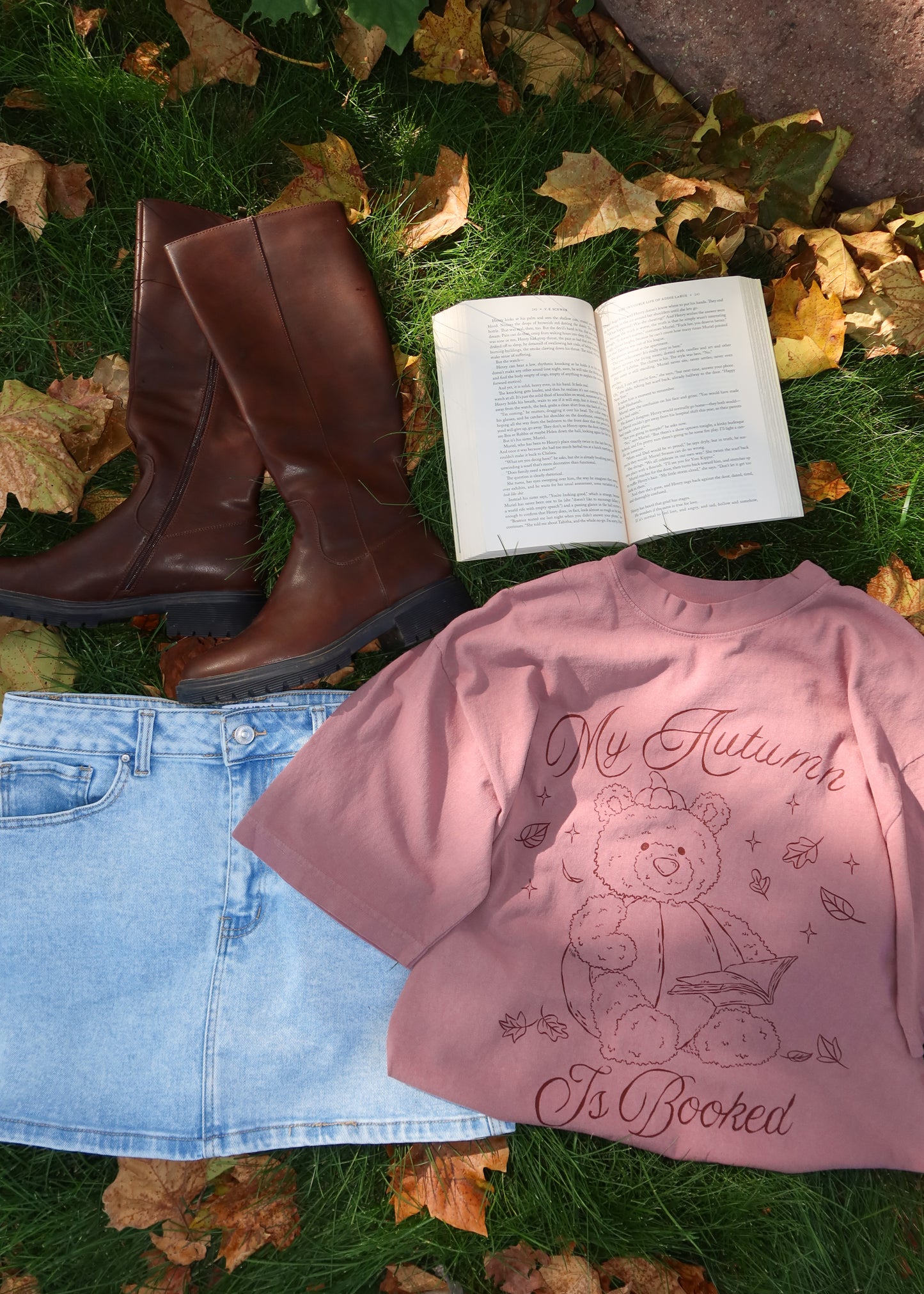 my autumn is booked tee