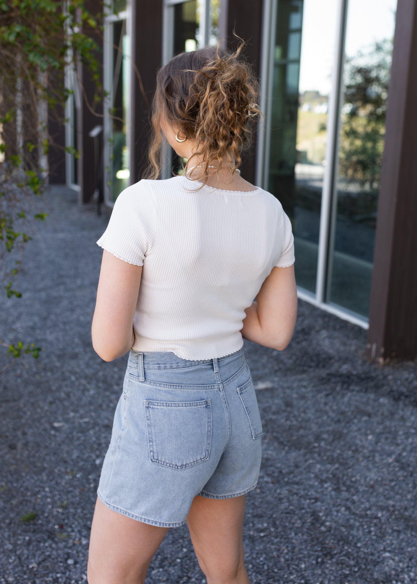 love of my life top in ivory