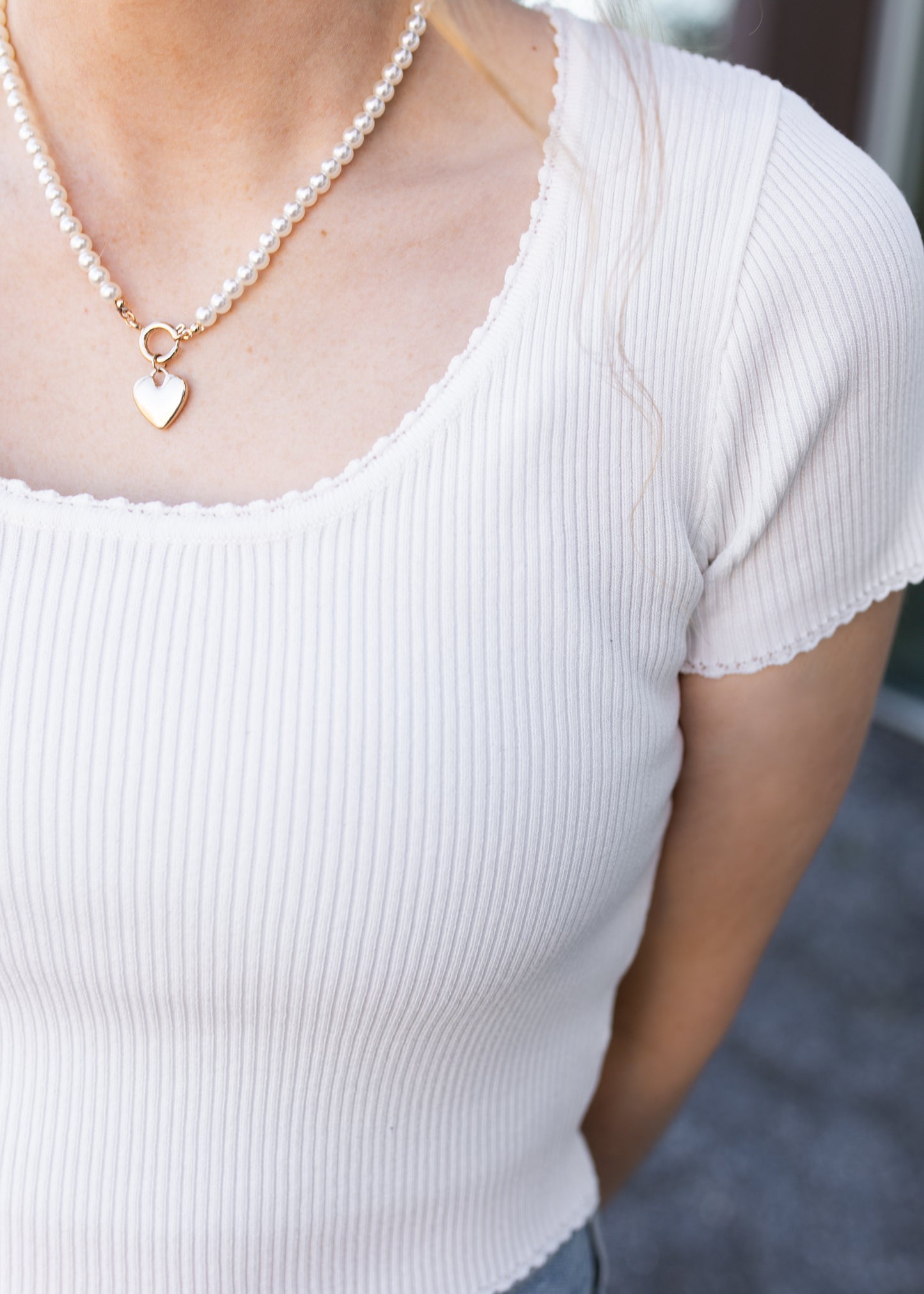love of my life top in ivory