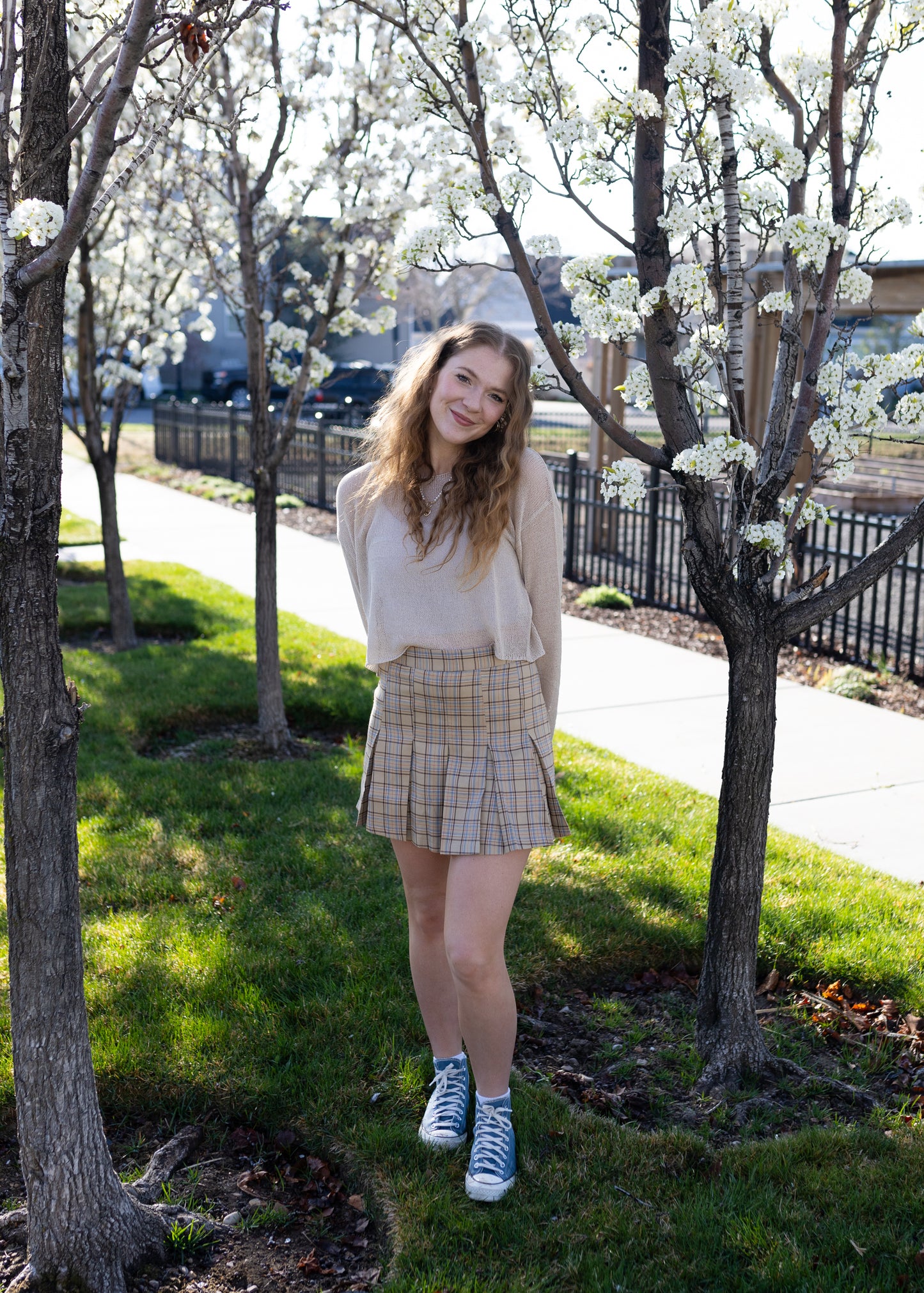 love & poetry cropped knit