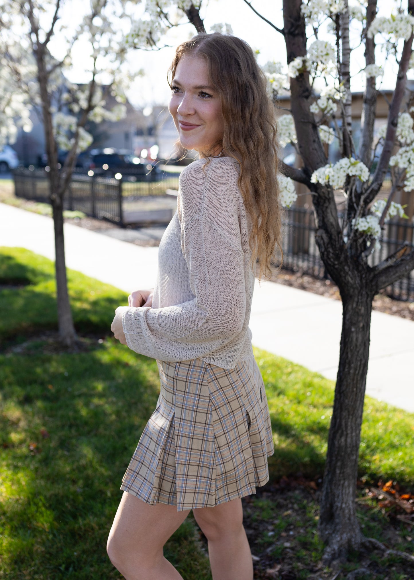 love & poetry cropped knit