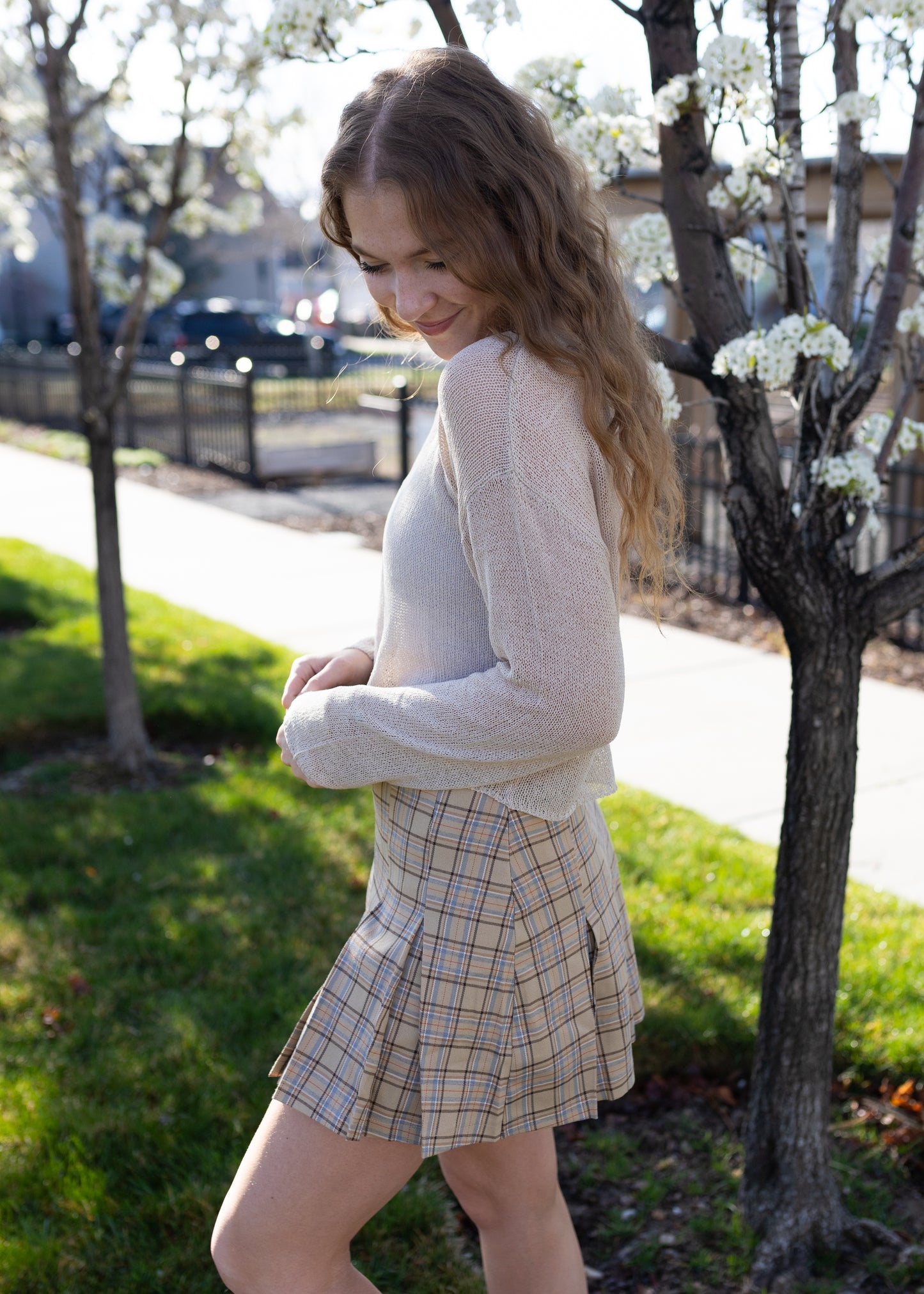 love & poetry cropped knit
