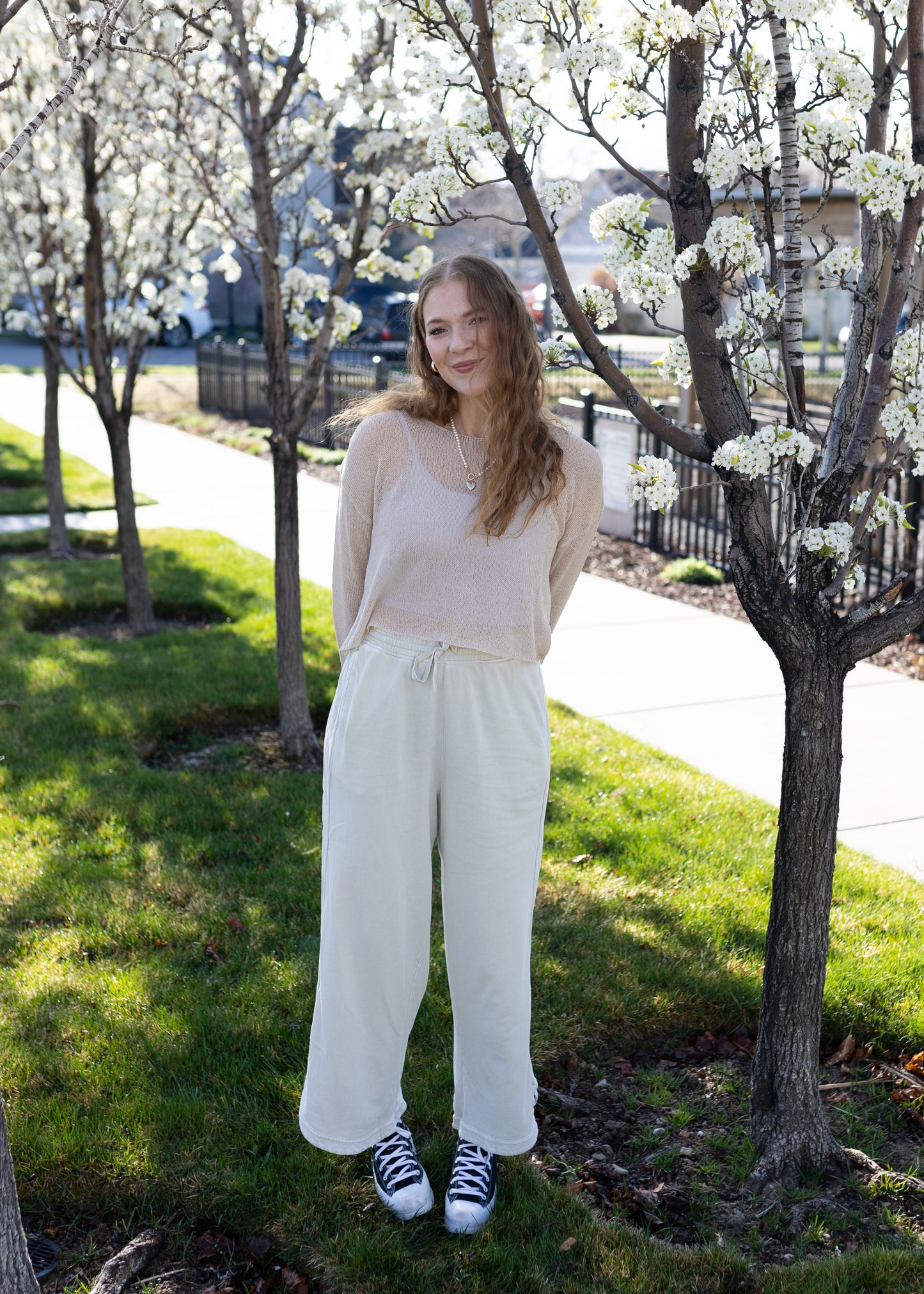 love & poetry cropped knit
