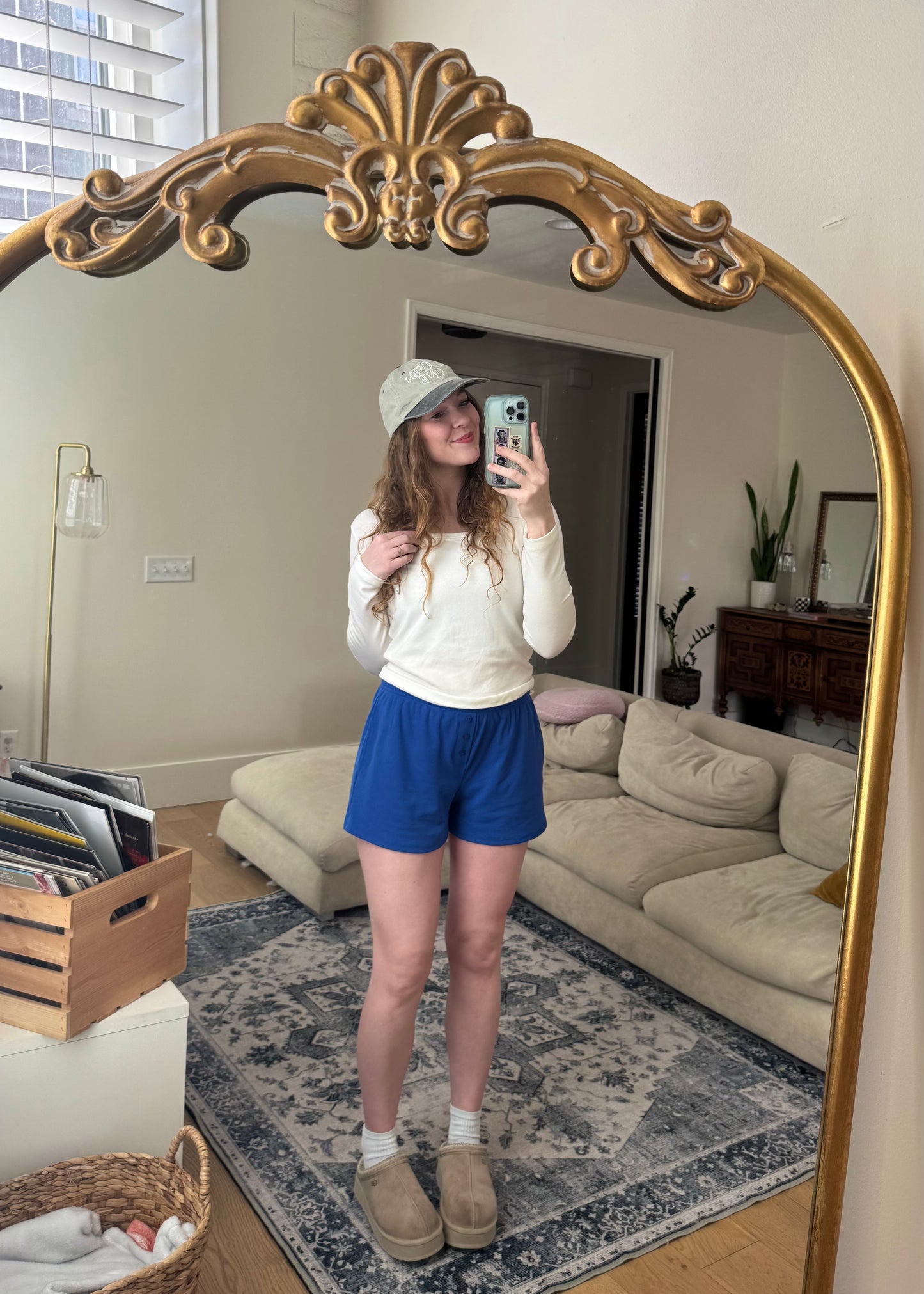 loml lounge set in blue