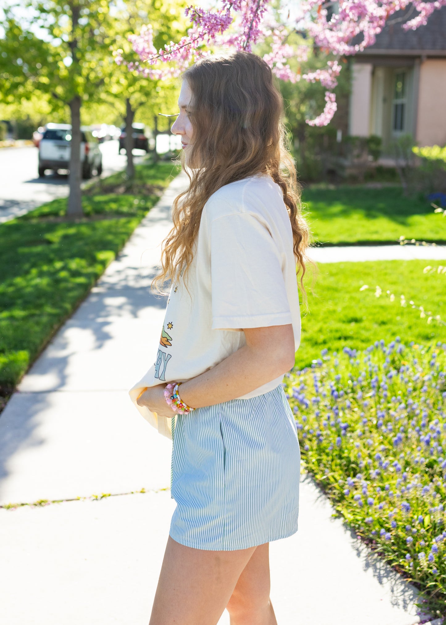 a galaxy far, far away tee in ivory