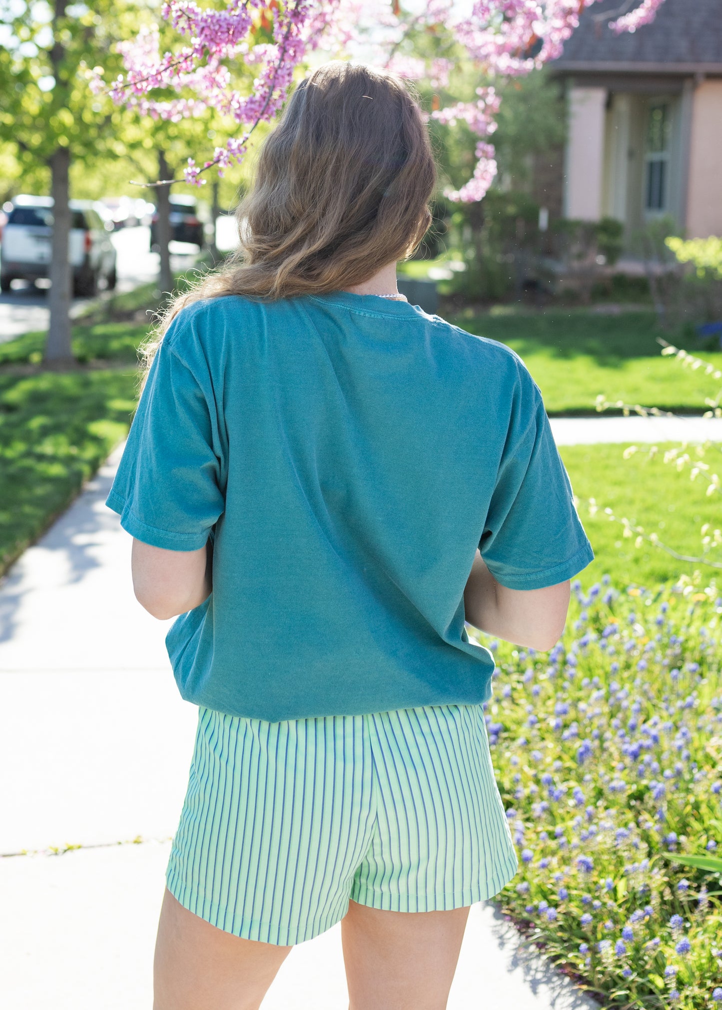 a galaxy far, far away in sea green