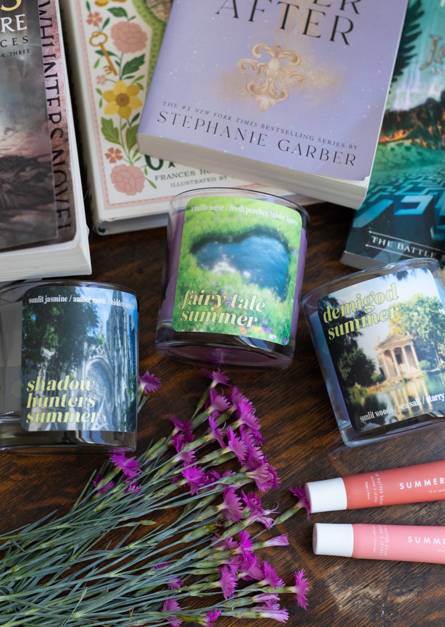 fairy-tale summer candle