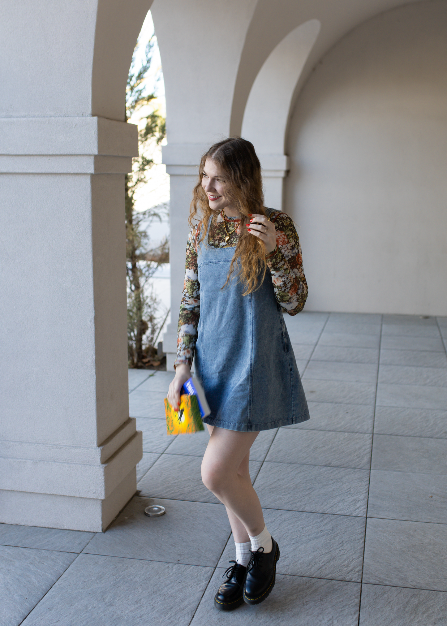 guilty as sin sheer floral top