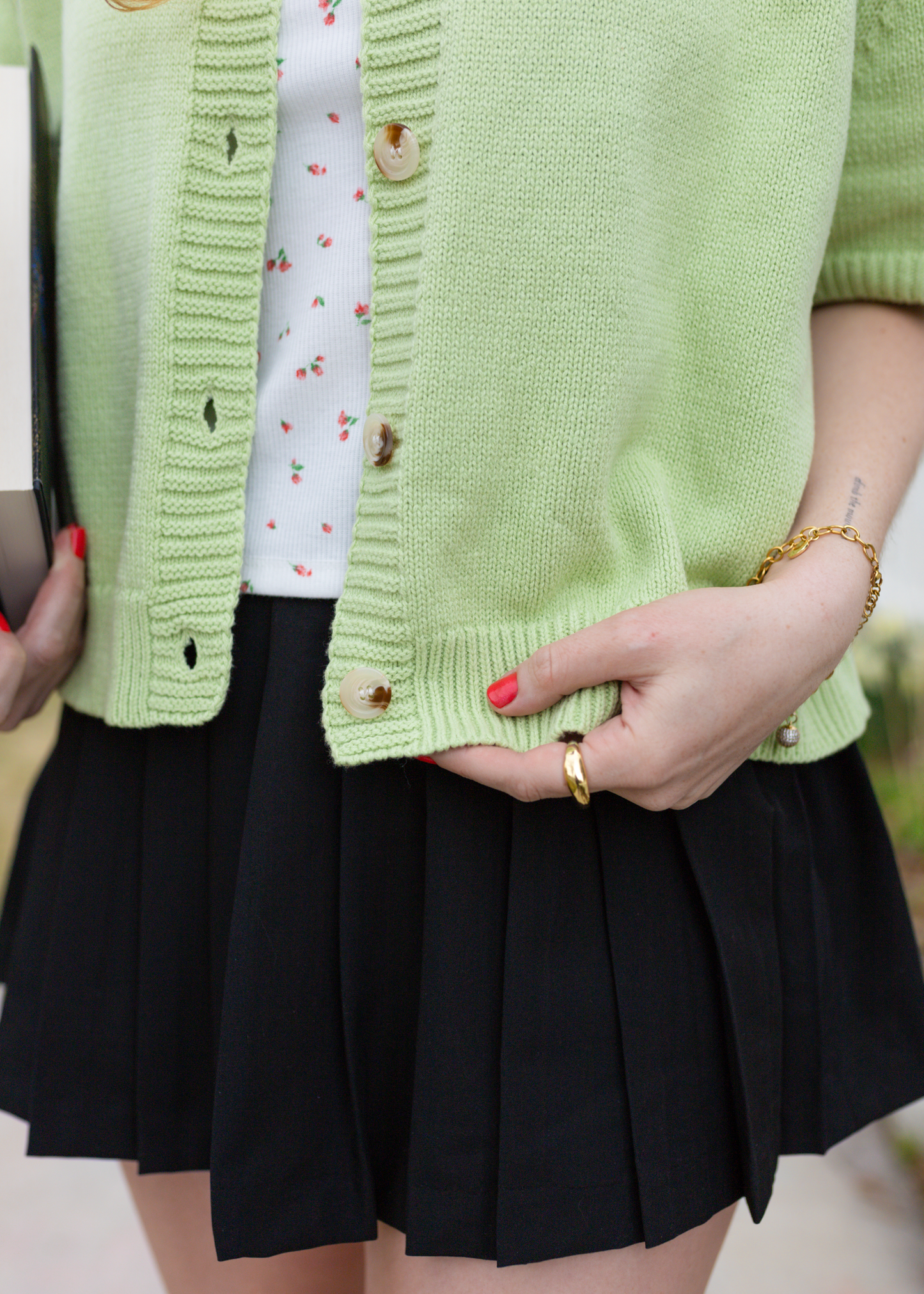 matcha mornings cardigan