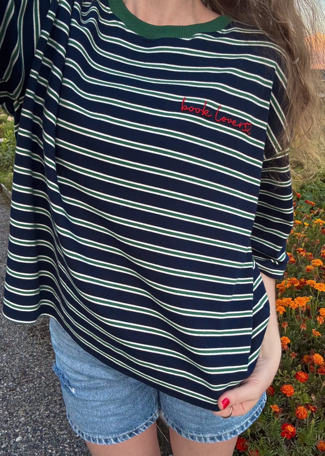 book lover boxy tee