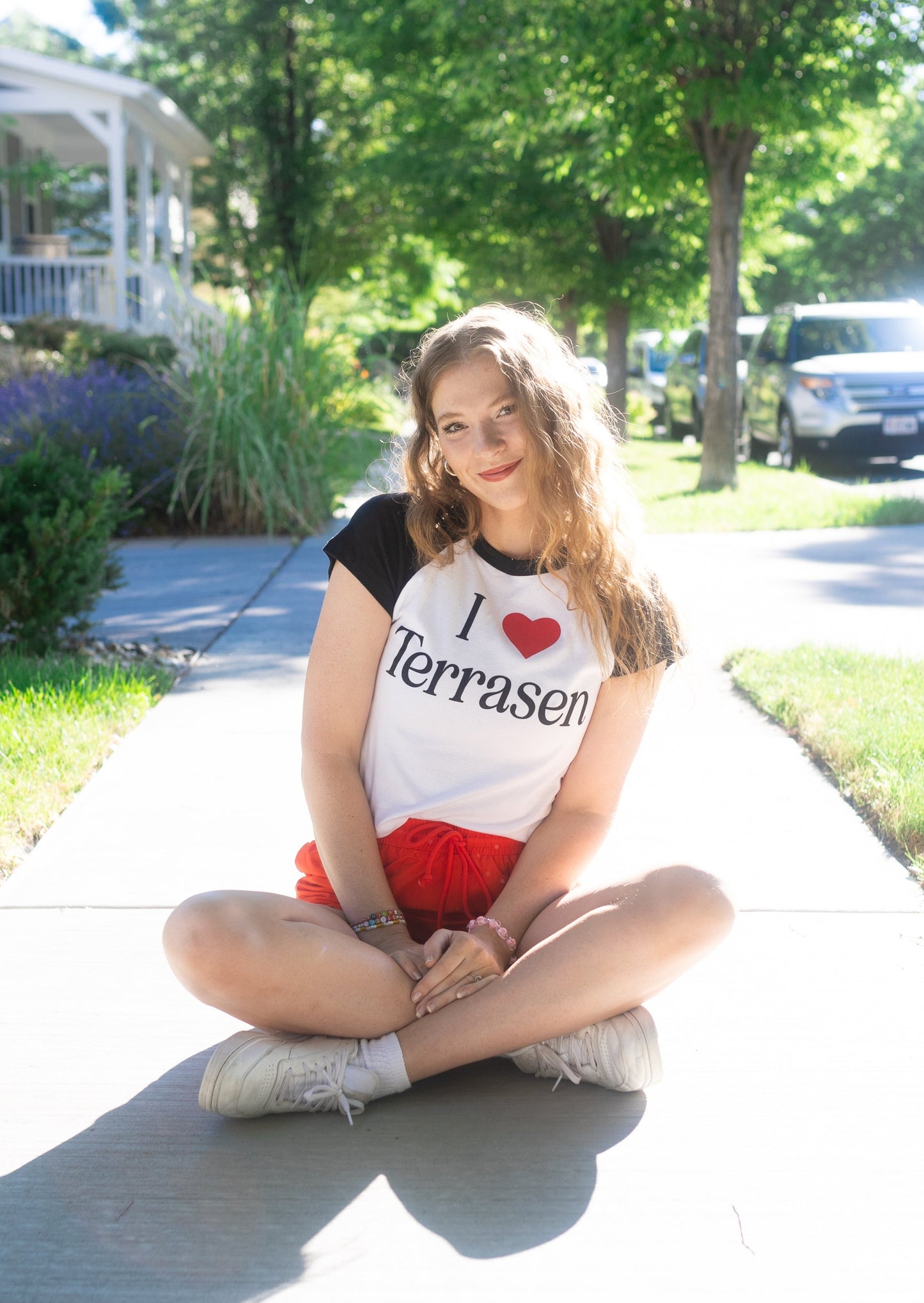 i heart terrasen baseball tee