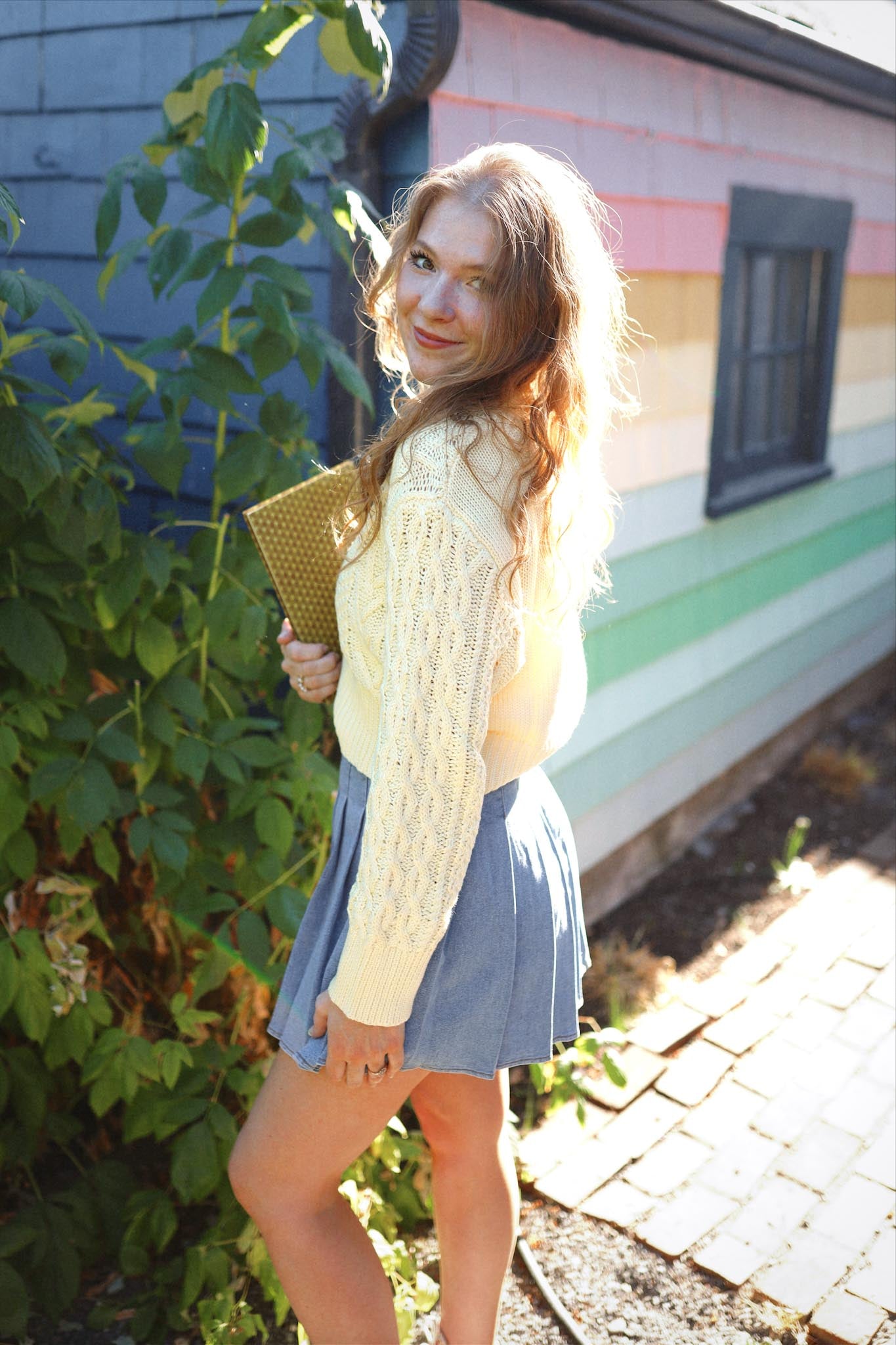 sherbet lemon sweater
