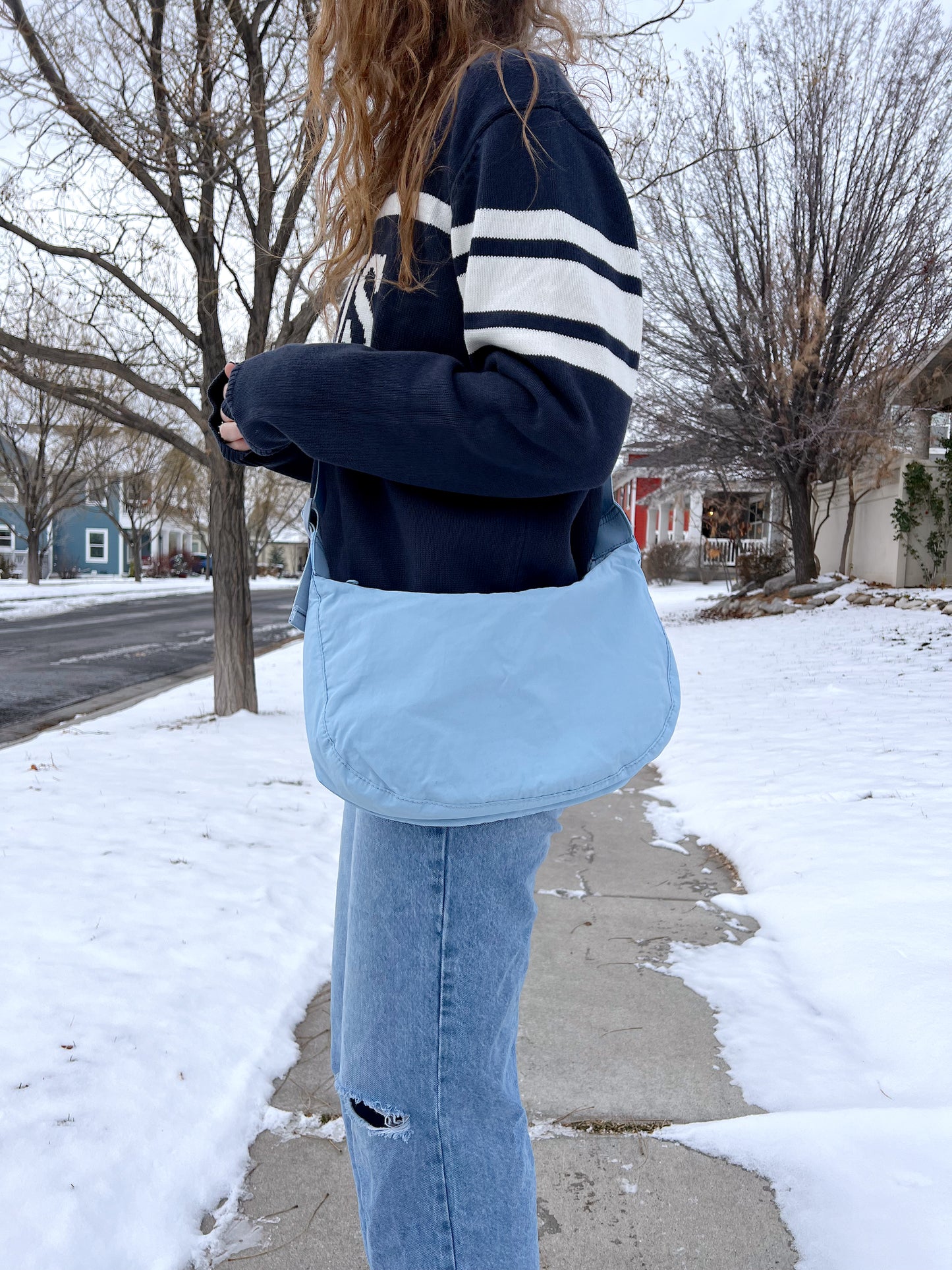 crescent moon side bag