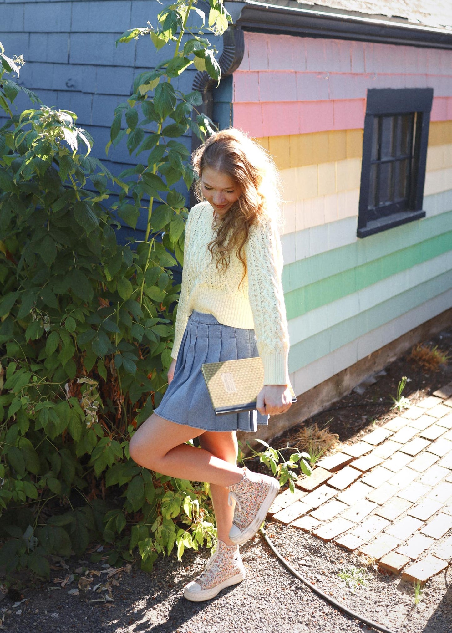 sherbet lemon sweater