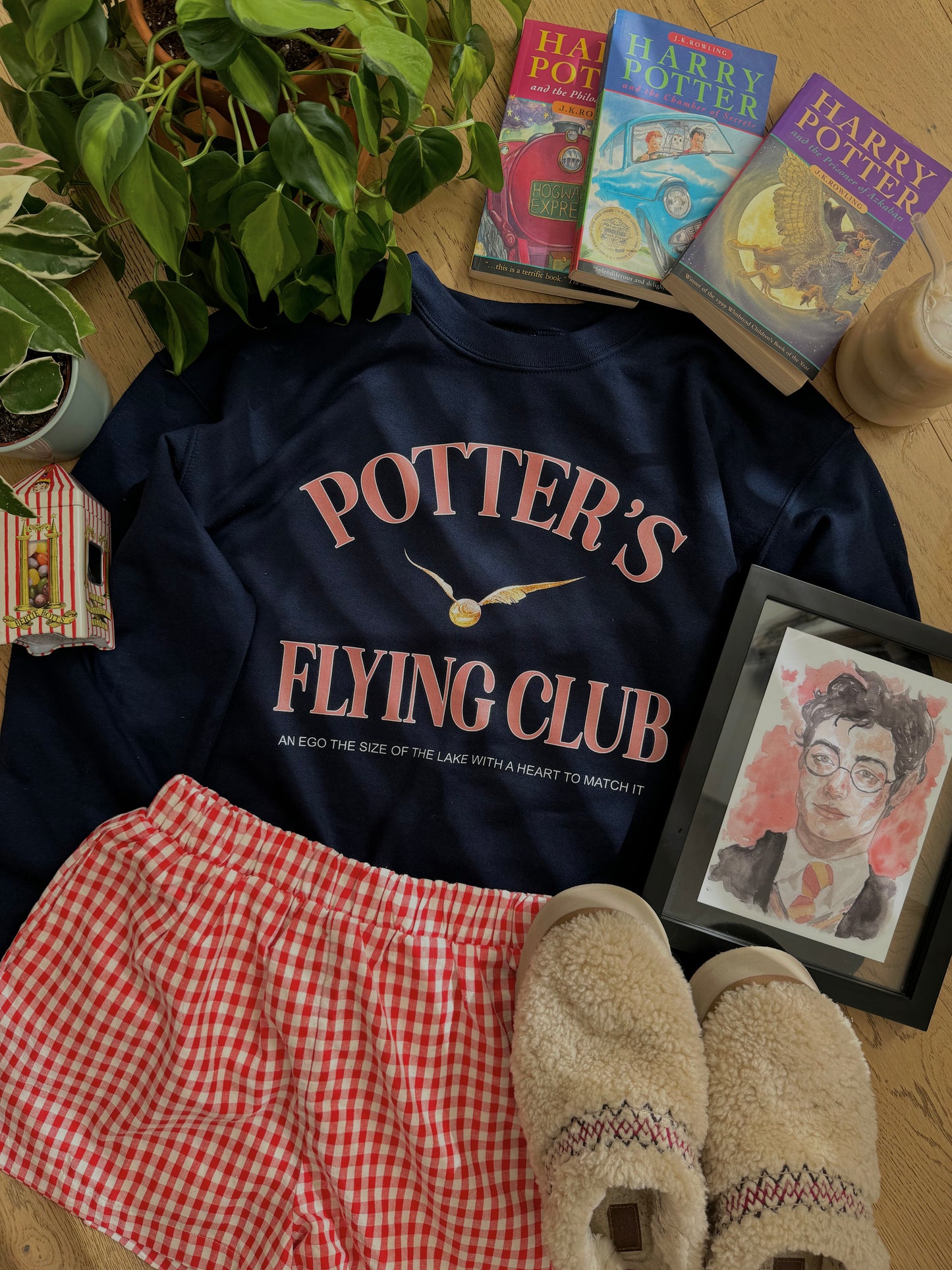 potter's flying club crewneck