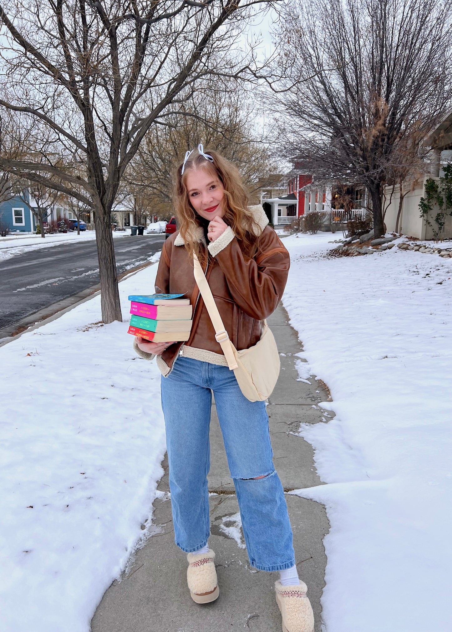 crescent moon side bag