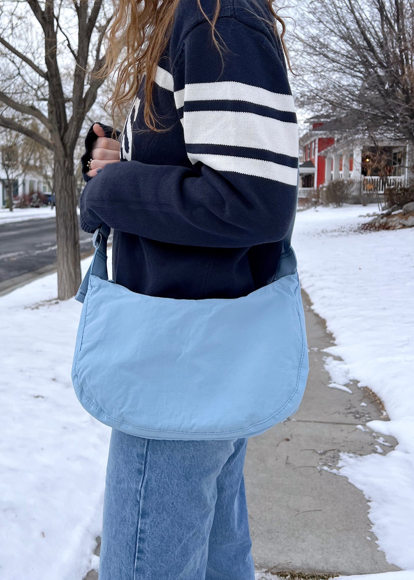 crescent moon side bag