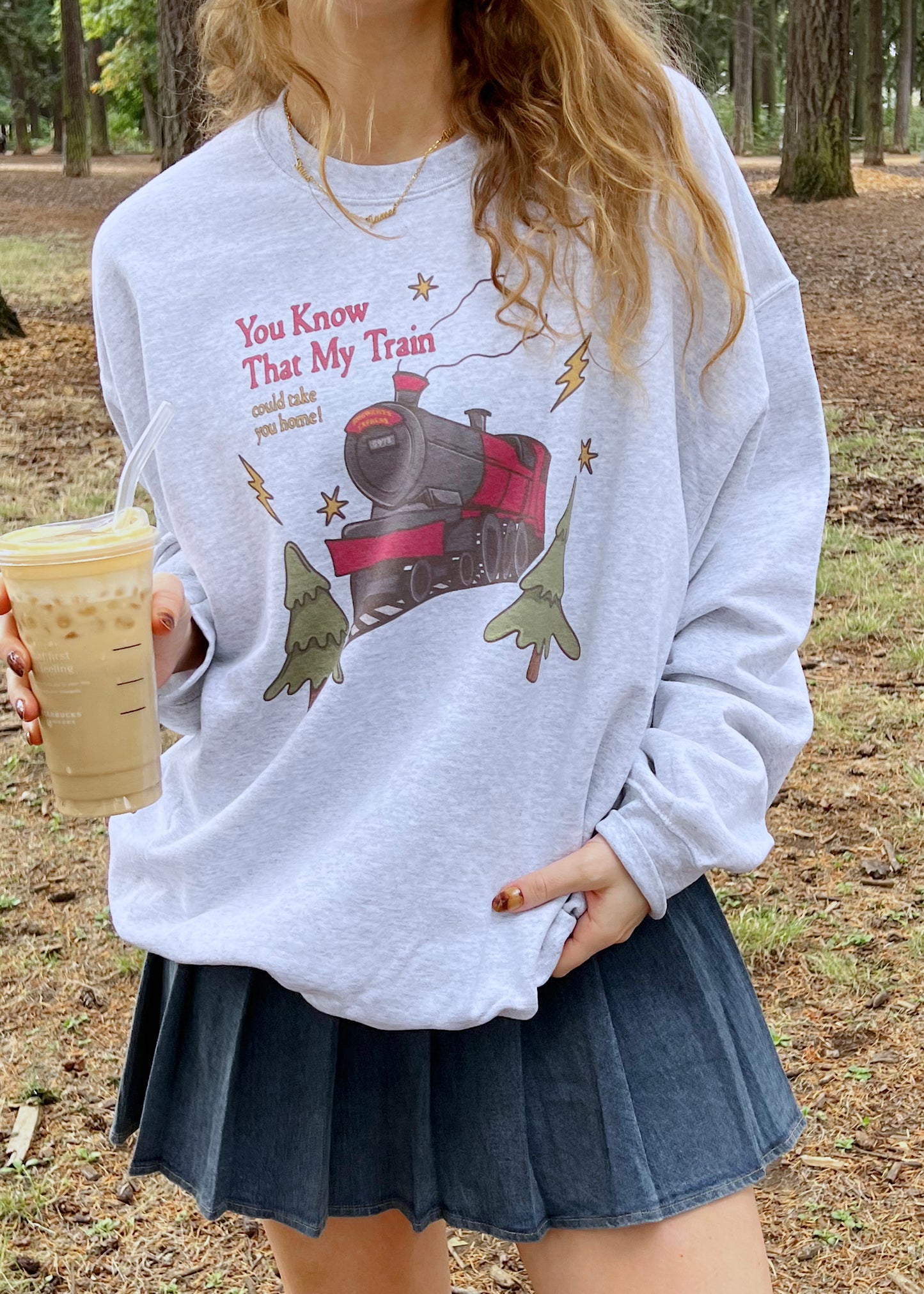 my train could take you home crewneck