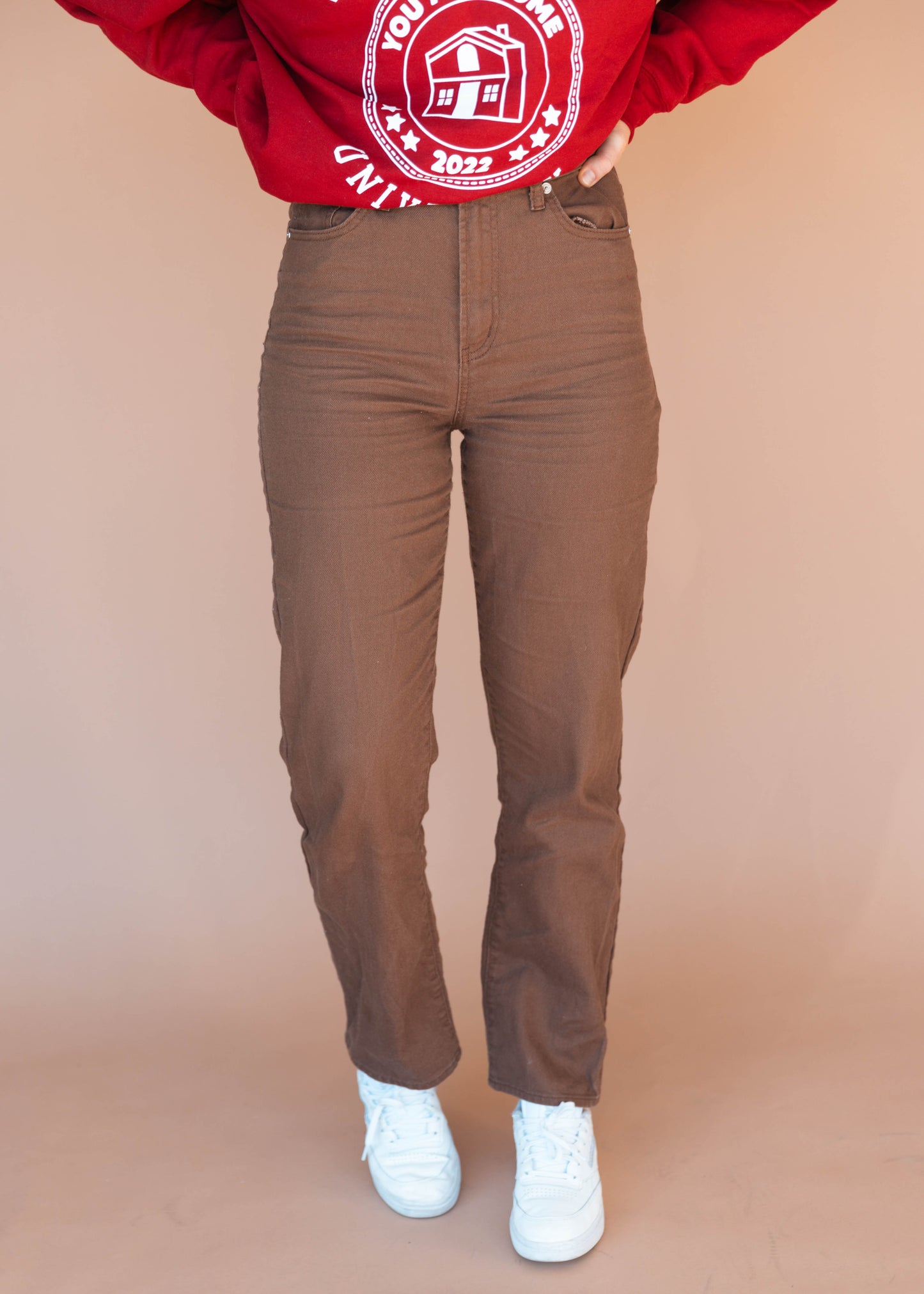 keep driving pants in chocolate