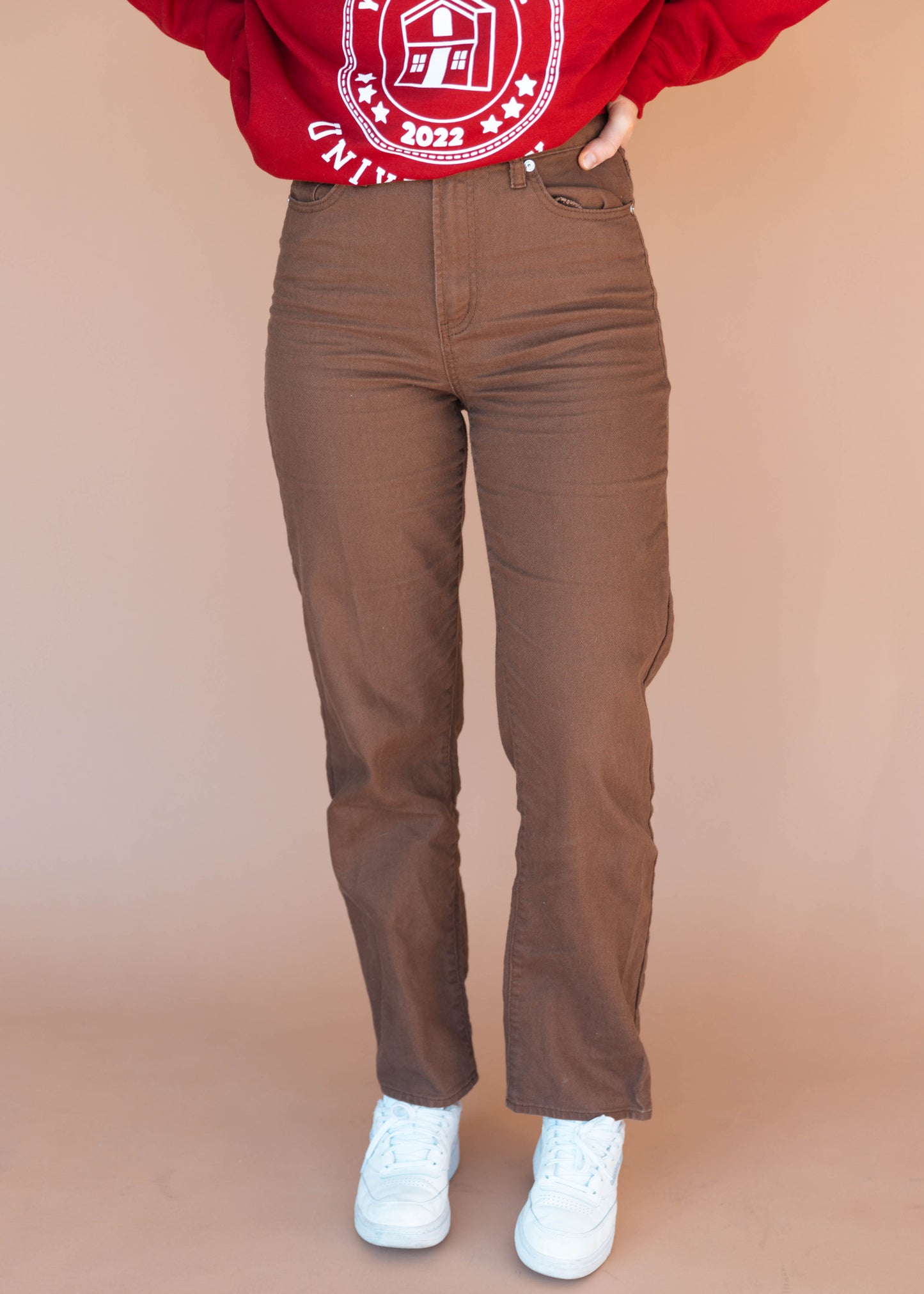 keep driving pants in chocolate