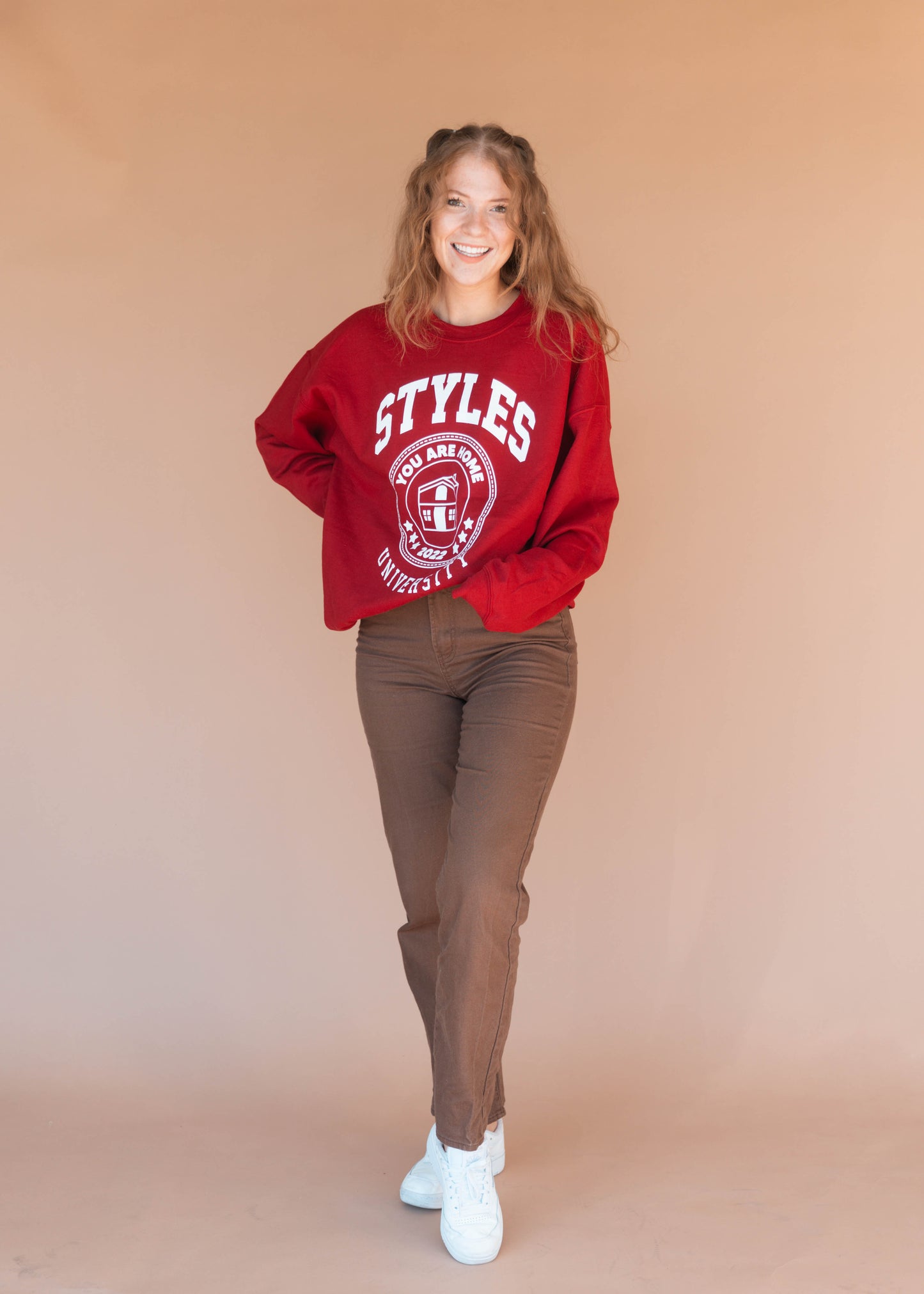 styles university crewneck