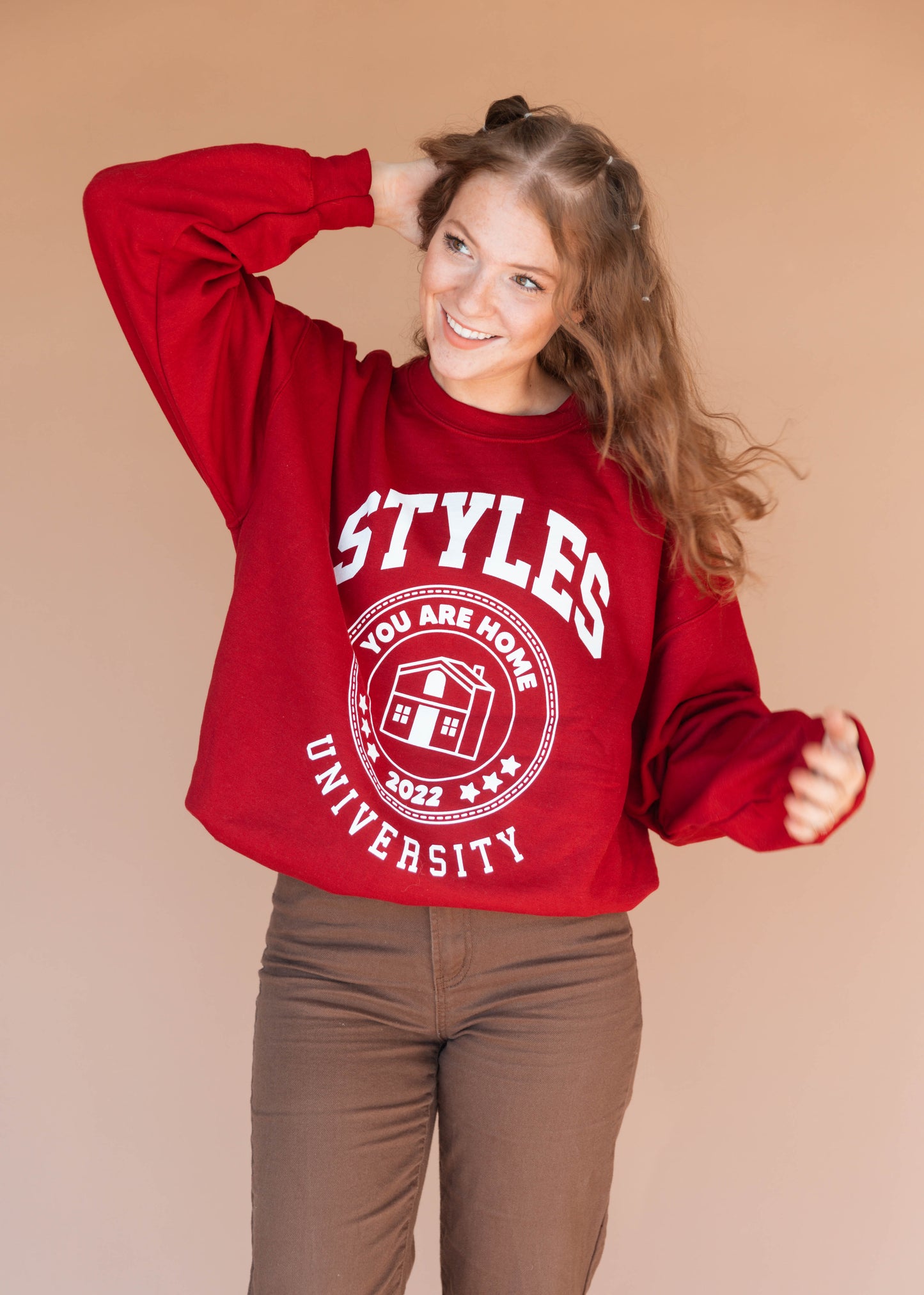 styles university crewneck