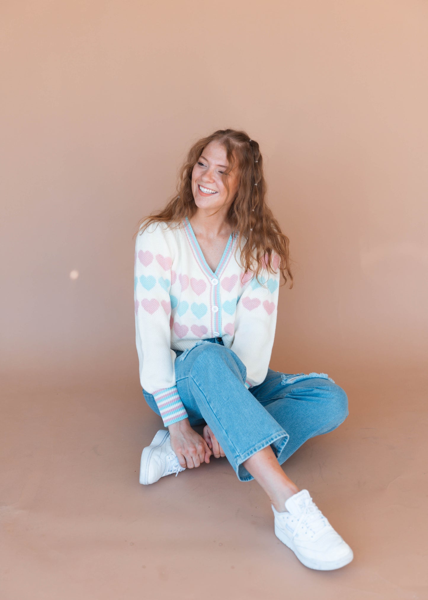 styles sweater in fine line colors