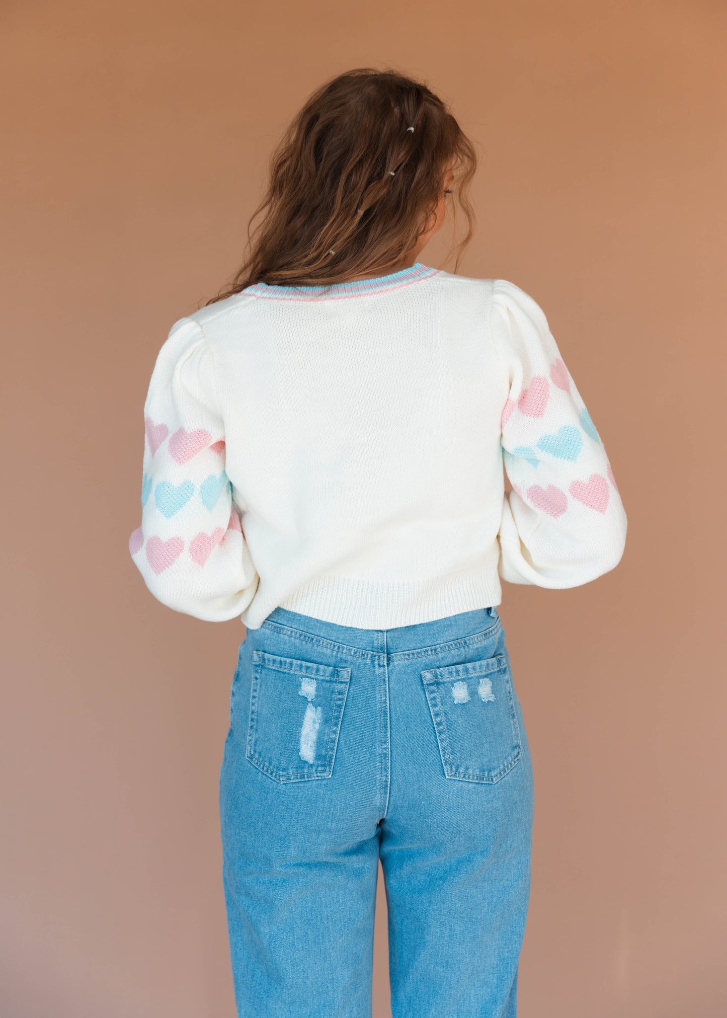styles sweater in fine line colors
