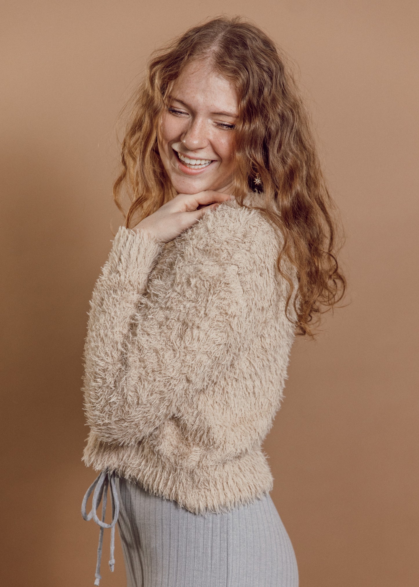 nyx sweater in oat