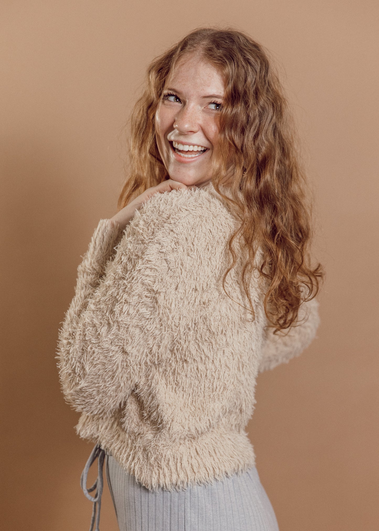 nyx sweater in oat