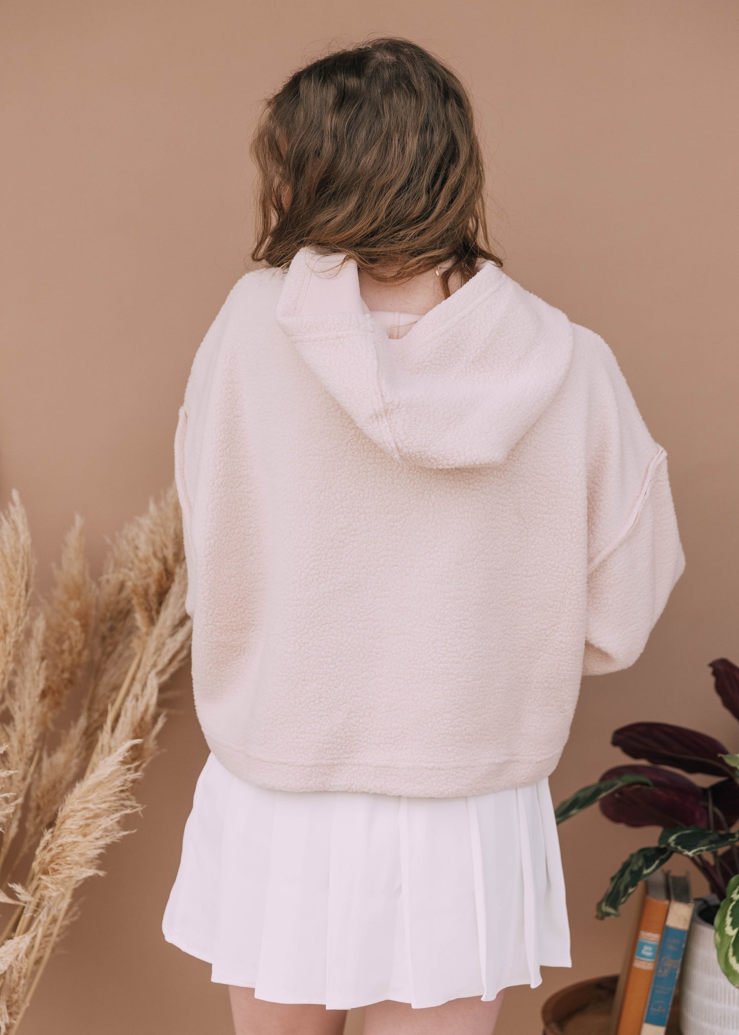 sunrises & spells sherpa in pink
