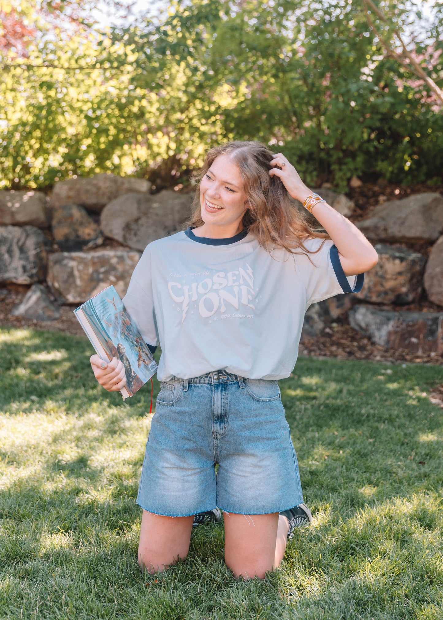 chosen one puff print tee